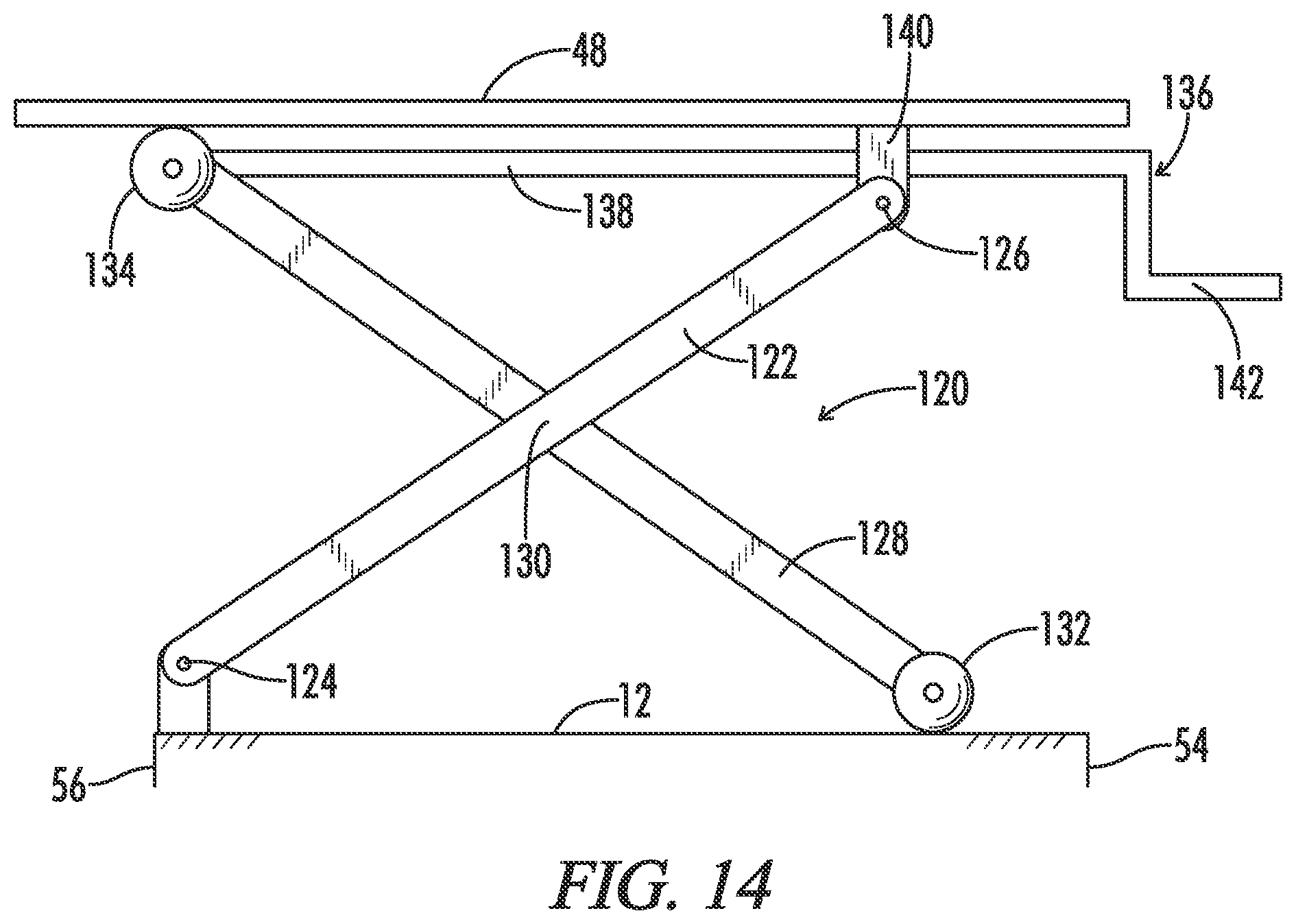 Patent US12134867 Figure 13 – Shiftable cabin