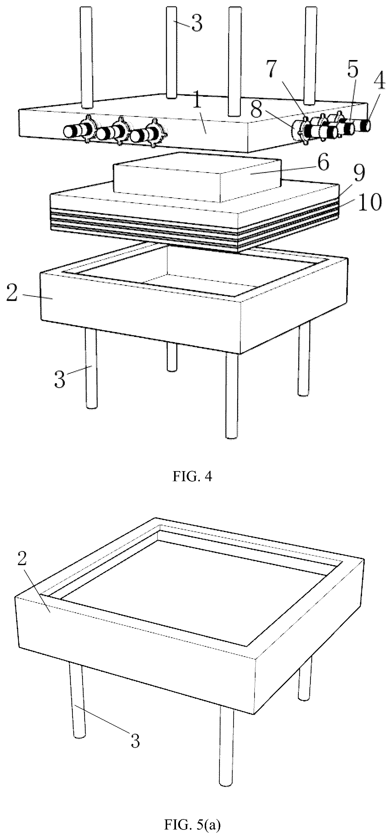Patent US12134868 Figure 5 – Oil pressure type seismic mitigation and isolation support and use method thereof