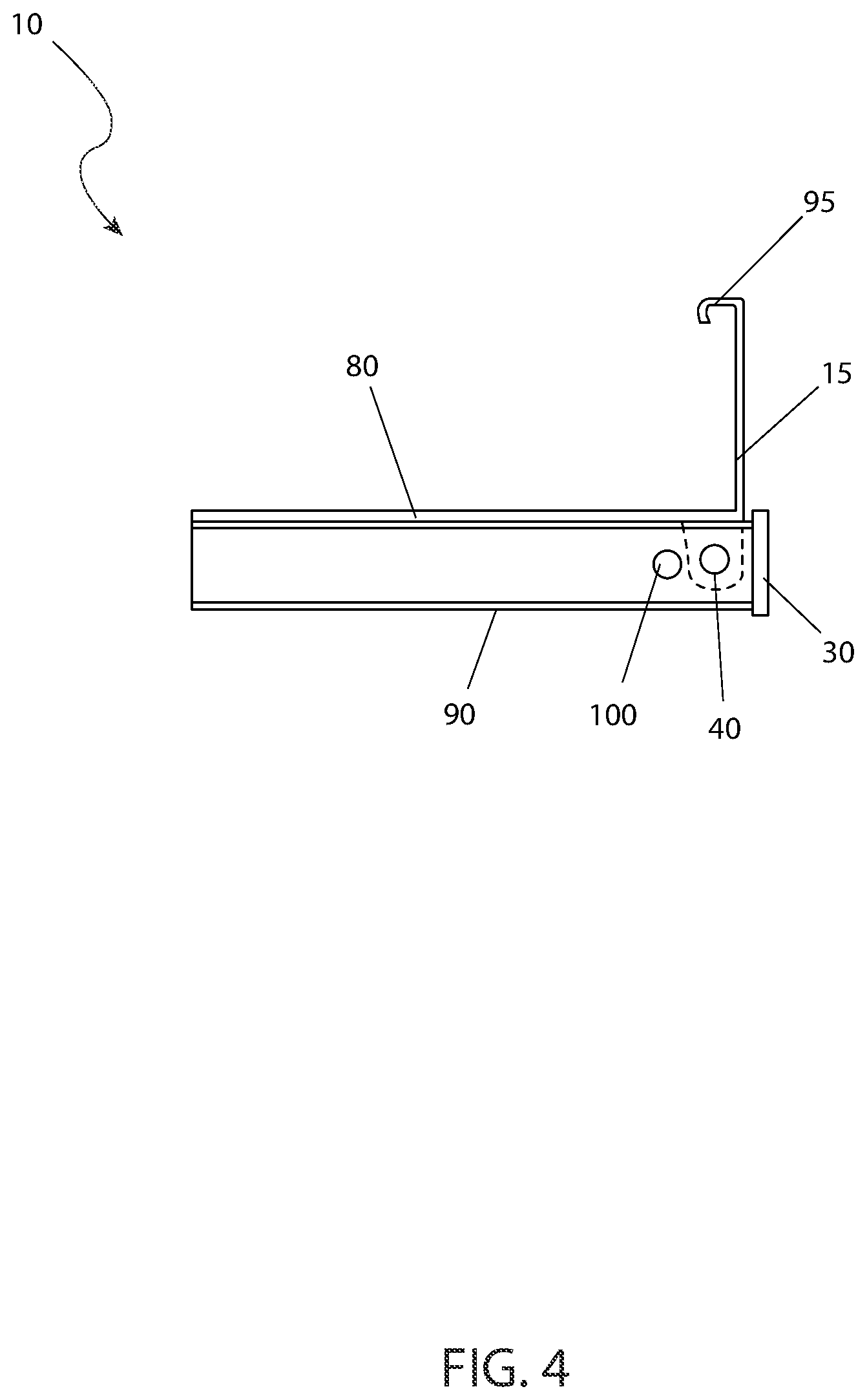 Patent US12134869 Figure 4 – Adaptable and removable winch mount