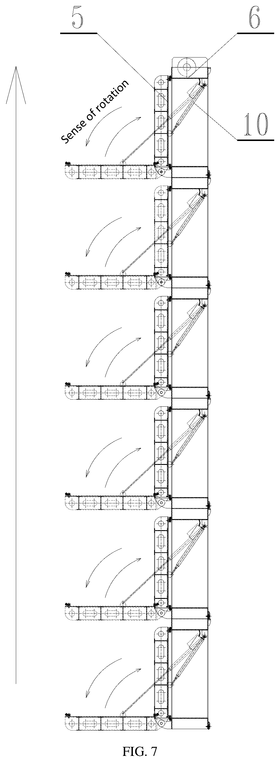 Patent US12134872 Figure 6 – High-efficient swift stepless layering water taking gate device