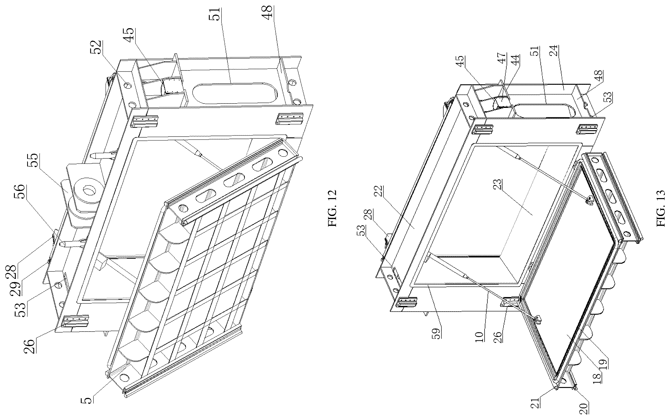 Patent US12134872 Figure 10 – High-efficient swift stepless layering water taking gate device