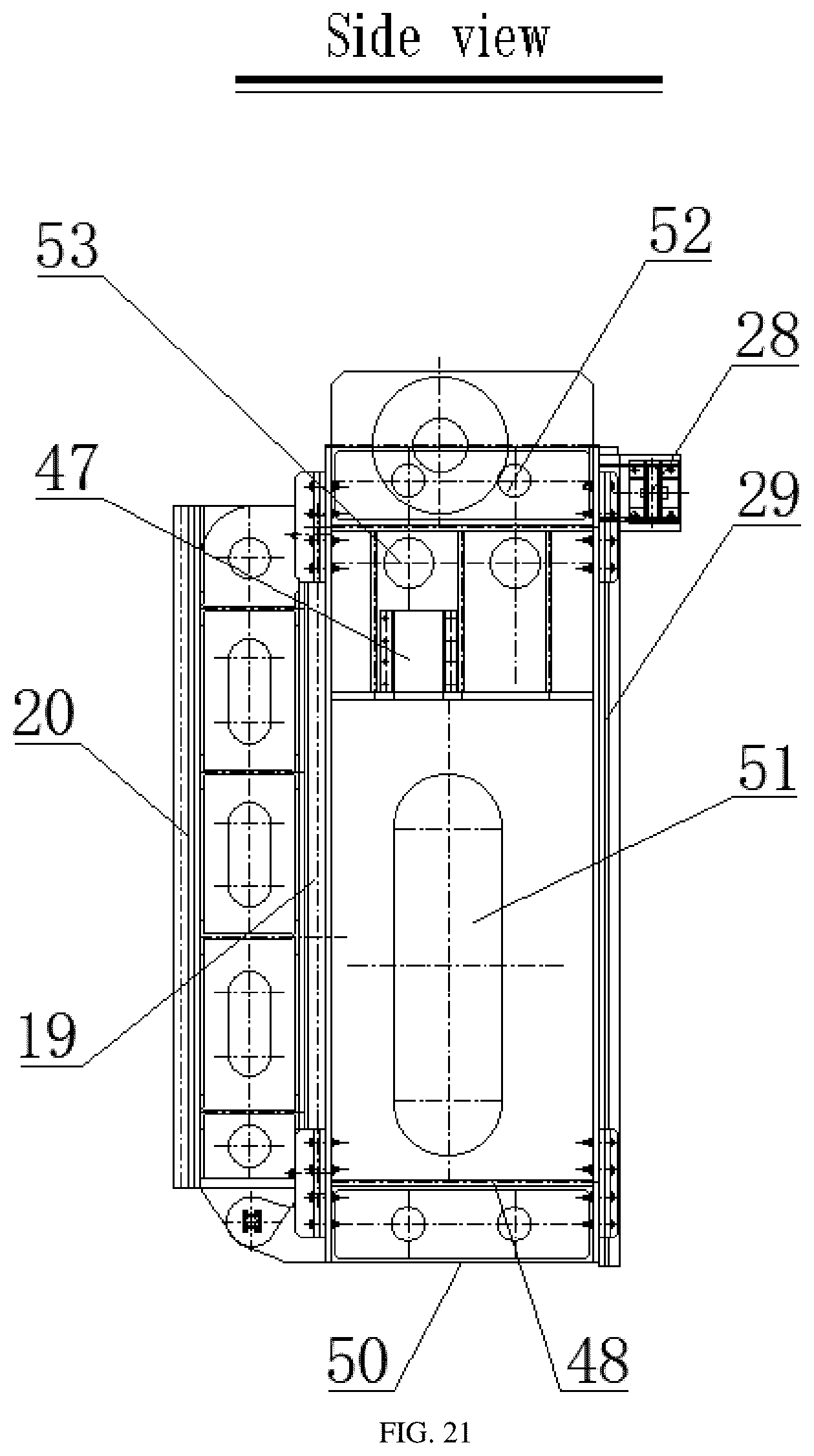 Patent US12134872 Figure 15 – High-efficient swift stepless layering water taking gate device