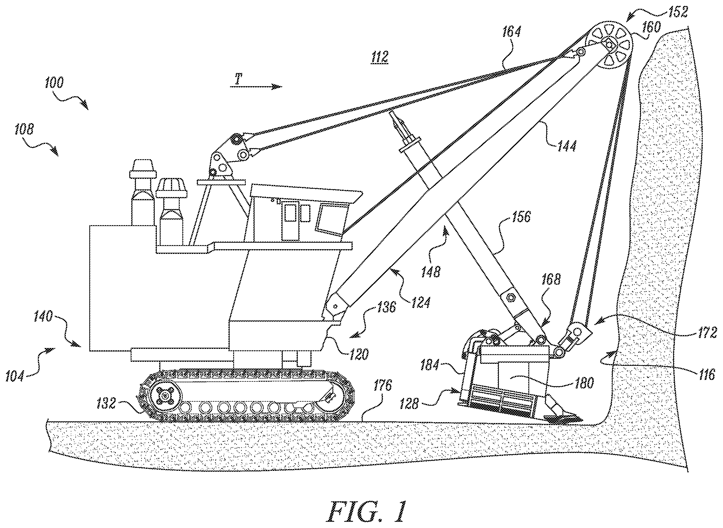 Patent US12134874 Figure 1 – Snubber system for retarding swinging movement of doors of dippers