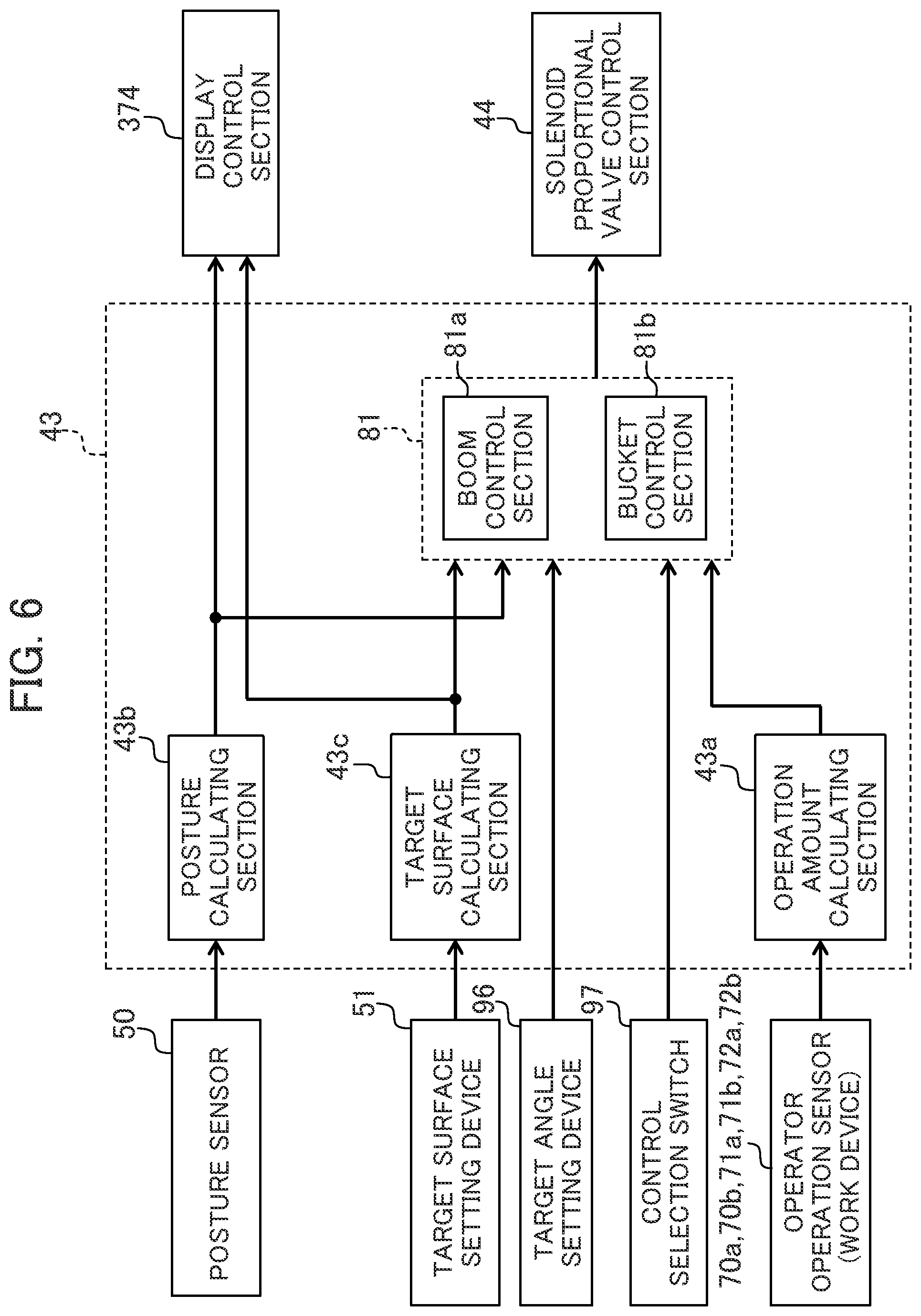 Patent US12134875 Figure 6 – Work machine