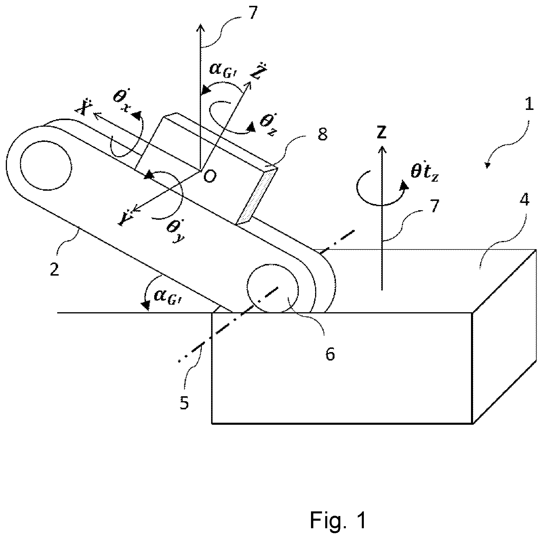 Patent US12134879 Figure 1 – Method of determining an angle of a tool of a machine