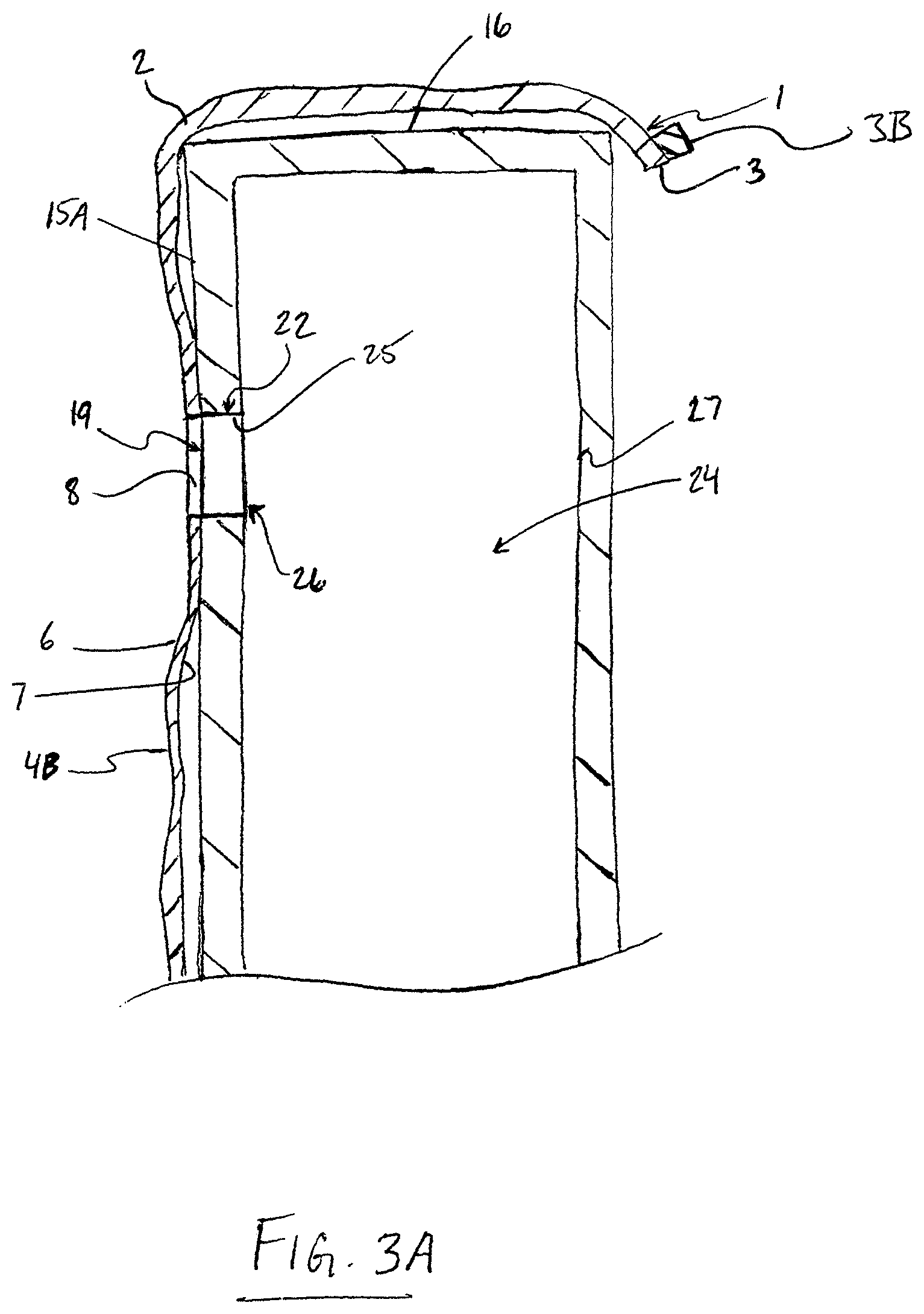 Patent US12134884 Figure 3 – Connector for guiding liquid overflow out of a disposable liner when received in a basin for contacting the liquid and related method