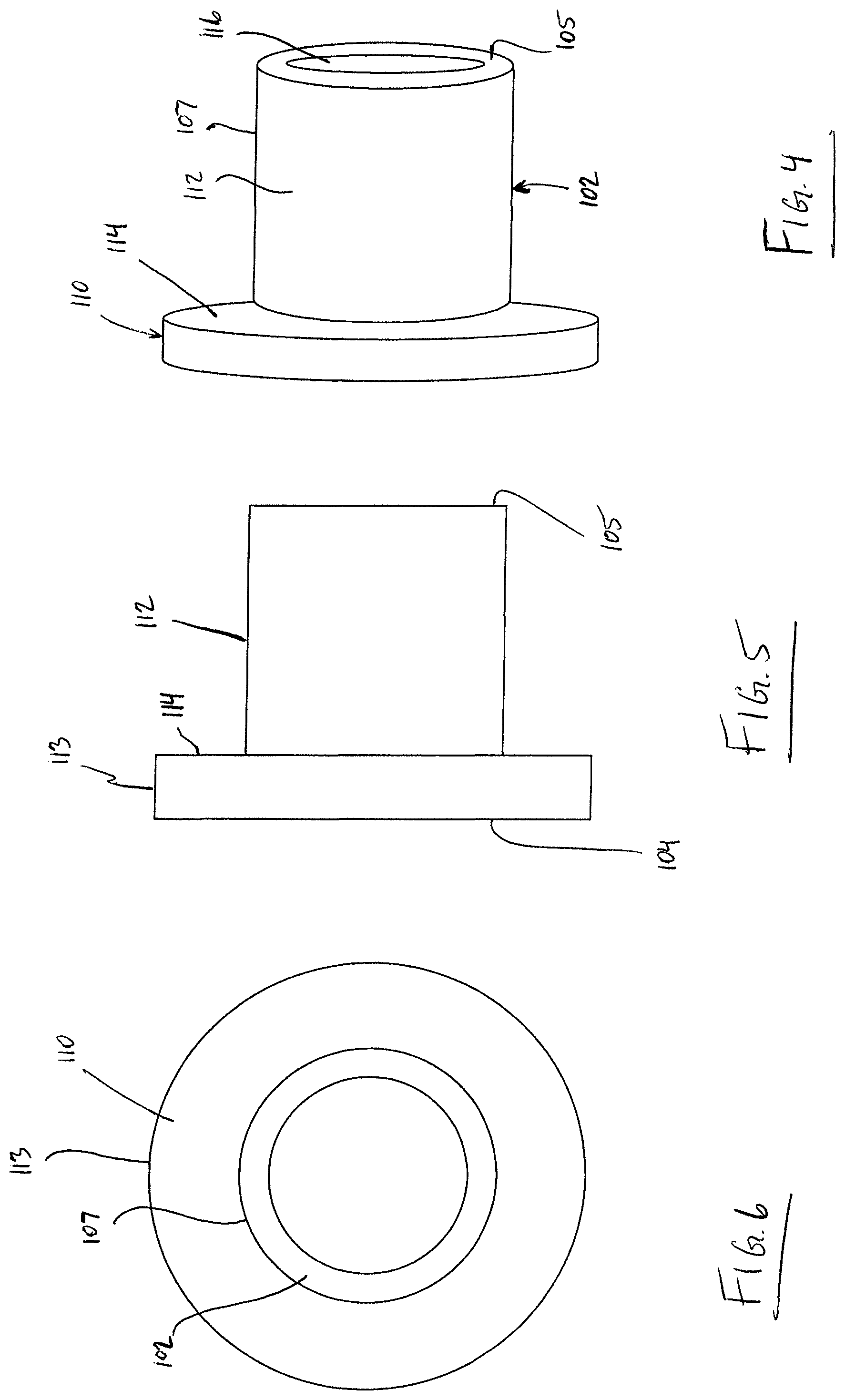 Patent US12134884 Figure 5 – Connector for guiding liquid overflow out of a disposable liner when received in a basin for contacting the liquid and related method