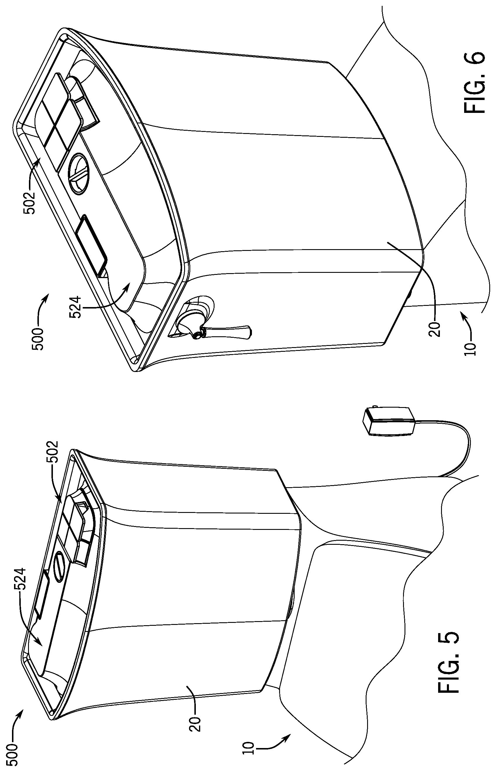 Patent US12134885 Figure 5 – Plumbing fixture with electro-chlorinating device