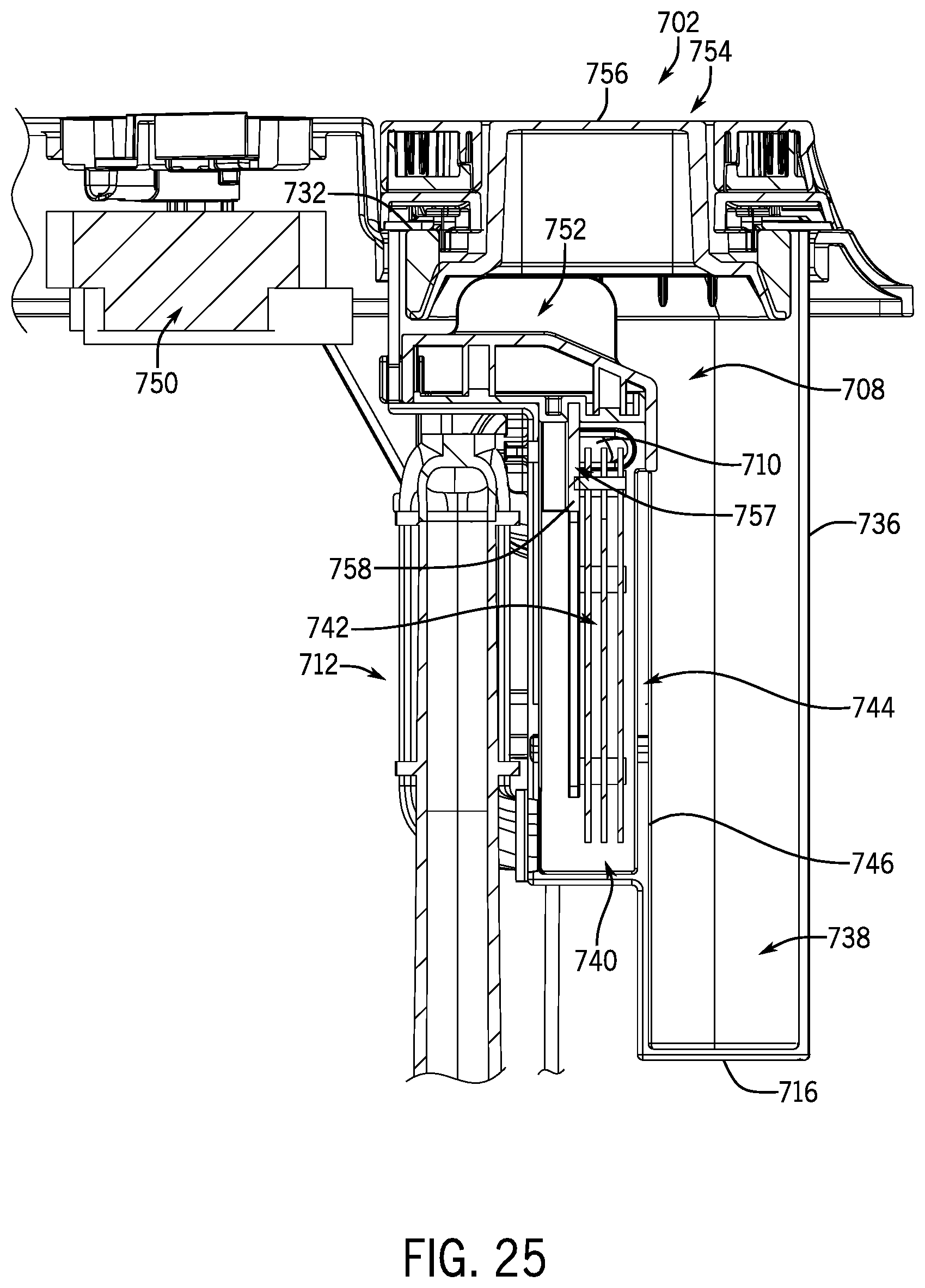Patent US12134885 Figure 18 – Plumbing fixture with electro-chlorinating device