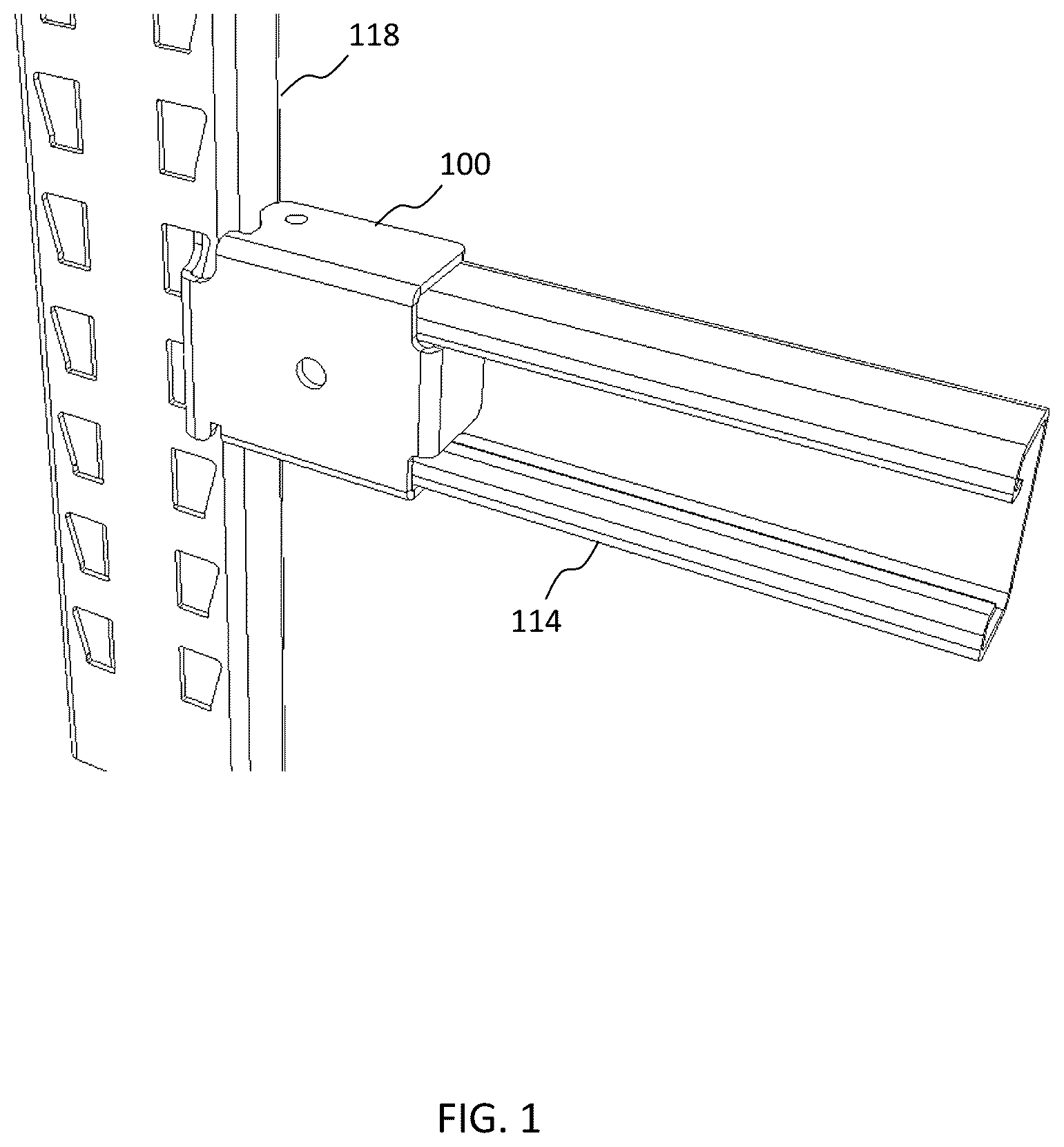 Patent US12134888 Figure 1 – End brackets