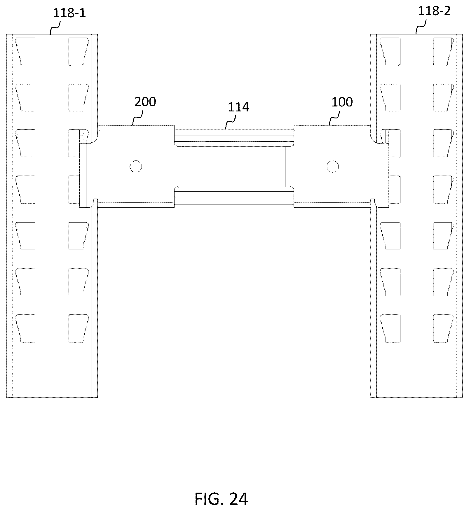 Patent US12134888 Figure 10 – End brackets