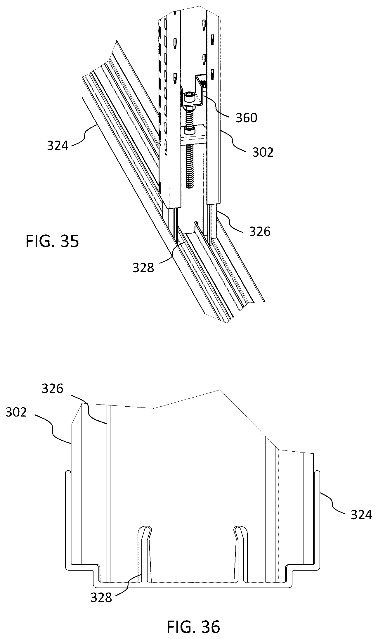 Patent US12134888 Figure 18 – End brackets