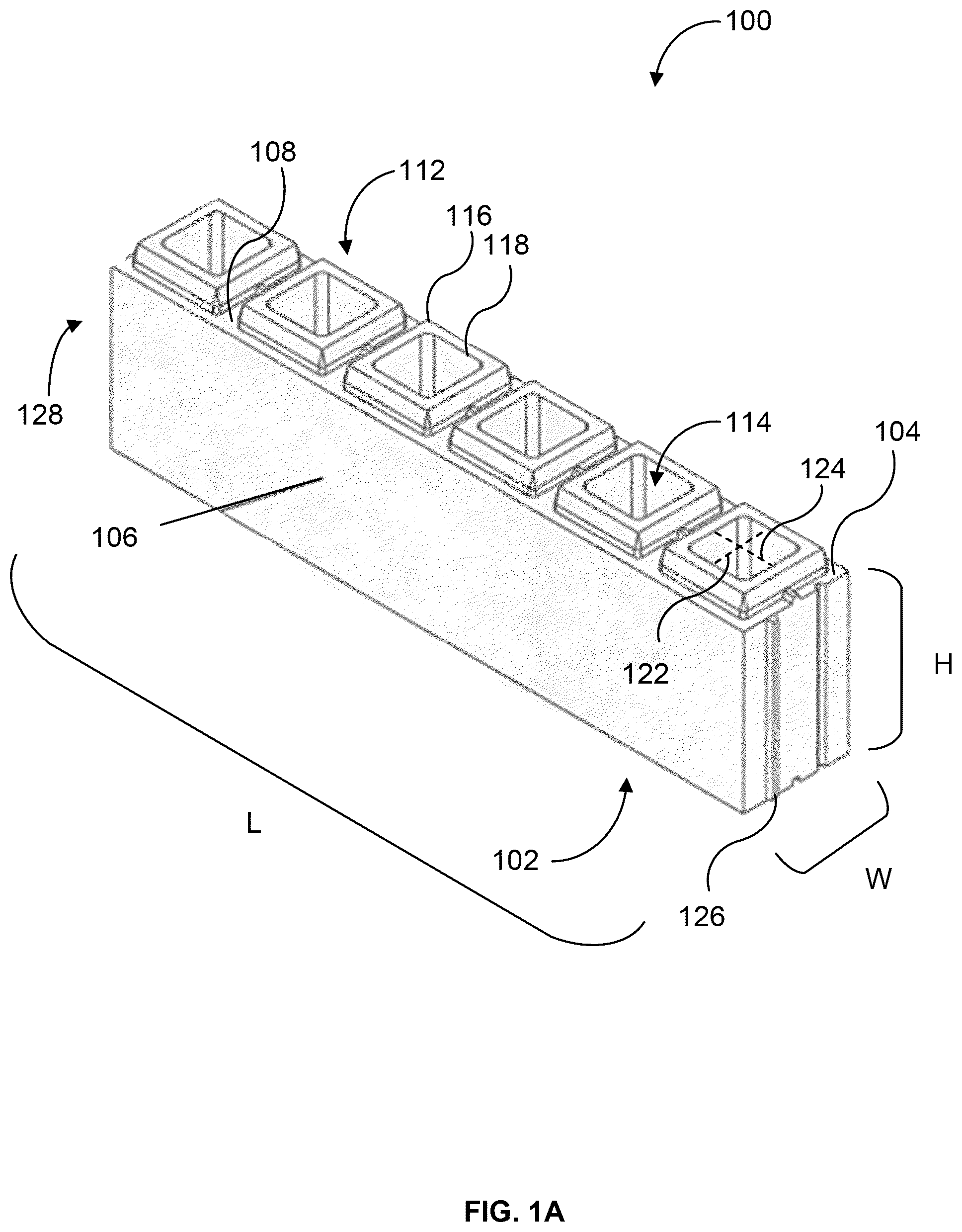 Patent US12134894 Figure 1 – Foam as modular support