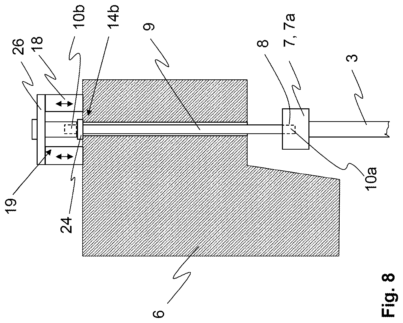 Patent US12134895 Figure 5 – Structure pretensioned by at least one tensioning element, and method for producing a structure pretensioned by at least one tensioning element