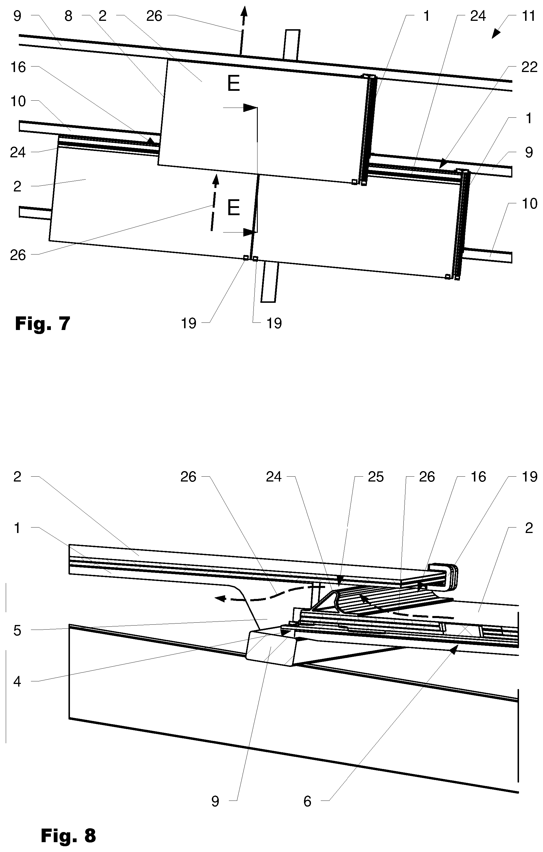 Patent US12134896 Figure 5 – Holding means for a solar roof tile