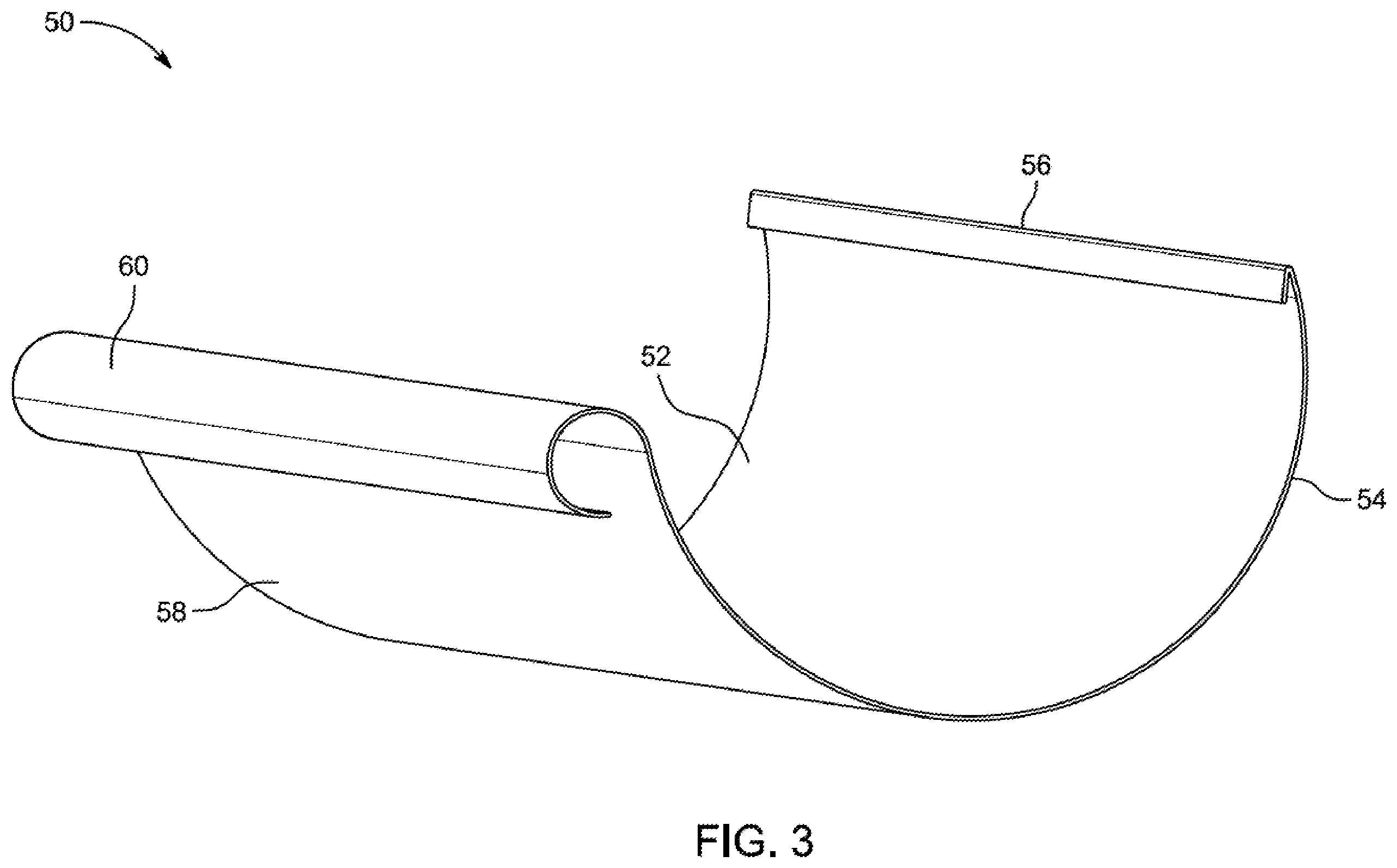 Patent US12134898 Figure 3 – Rear receivers for use with systems and methods for modular platforms for gutter guard systems with interchangeable components