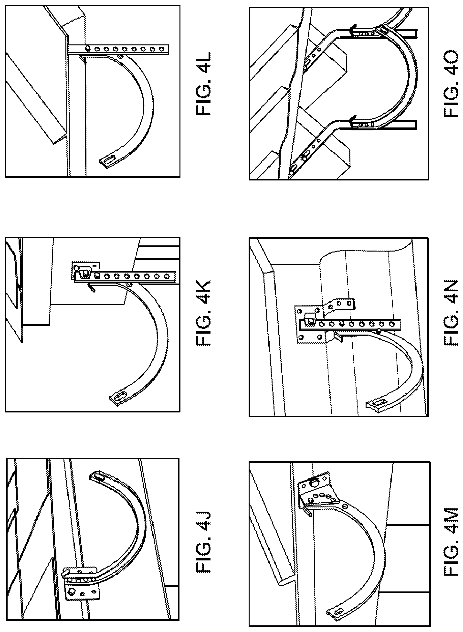 Patent US12134898 Figure 7 – Rear receivers for use with systems and methods for modular platforms for gutter guard systems with interchangeable components