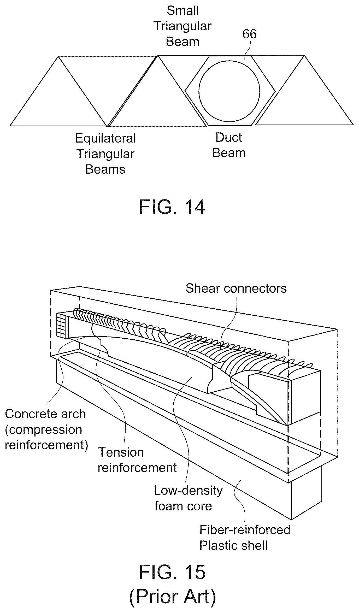 Patent US12134899 Figure 7 – Rigid foam, continuous raised floor structure without wooden supports