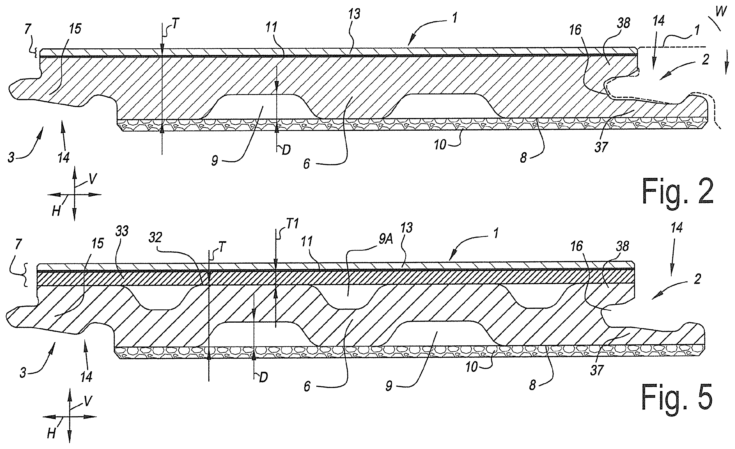 Patent US12134900 Figure 2 – Floor panel and method for manufacturing the same