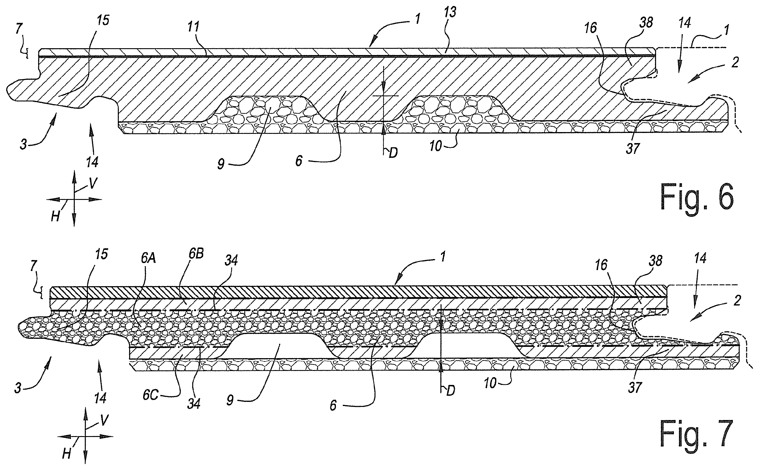 Patent US12134900 Figure 3 – Floor panel and method for manufacturing the same
