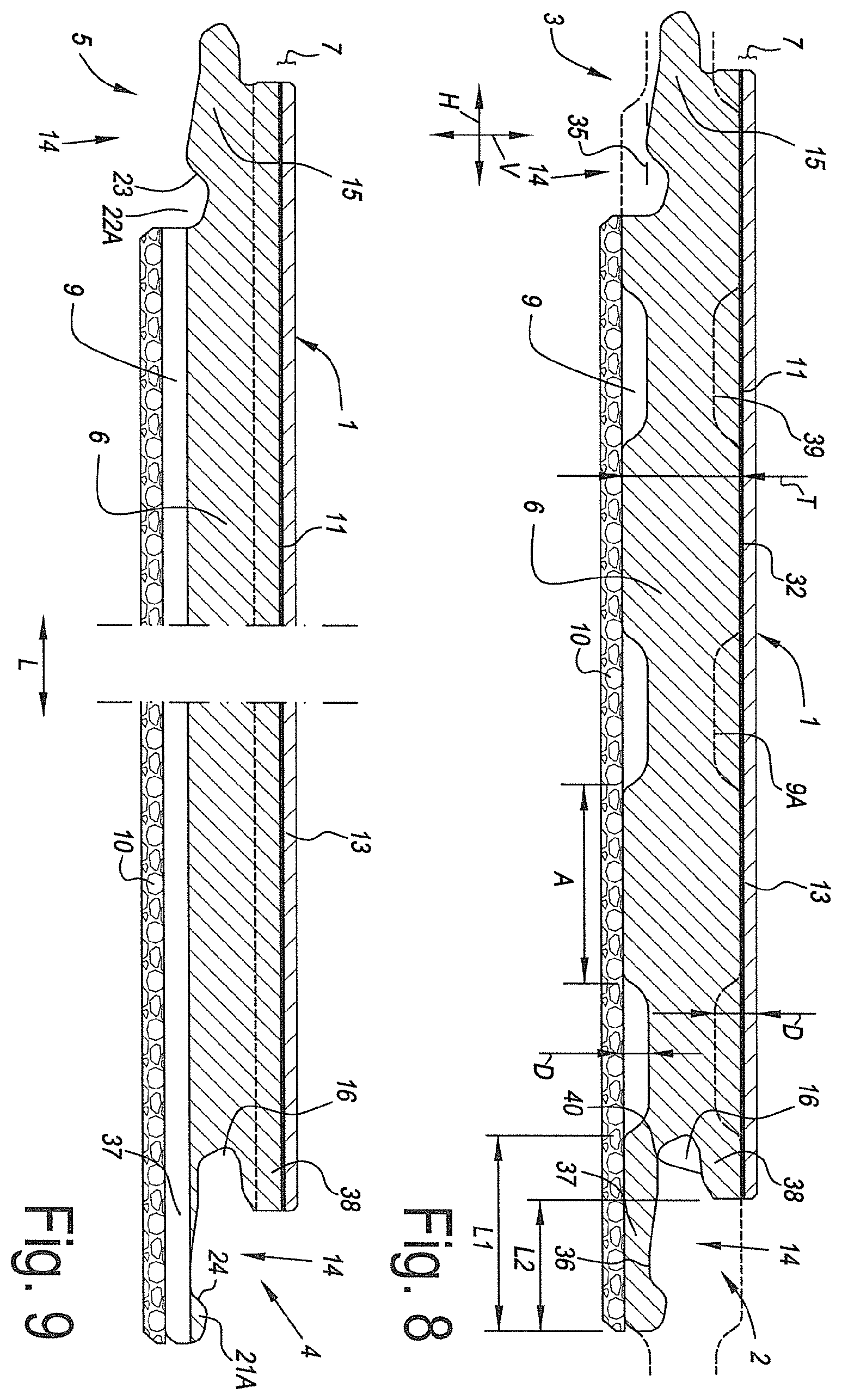 Patent US12134900 Figure 4 – Floor panel and method for manufacturing the same