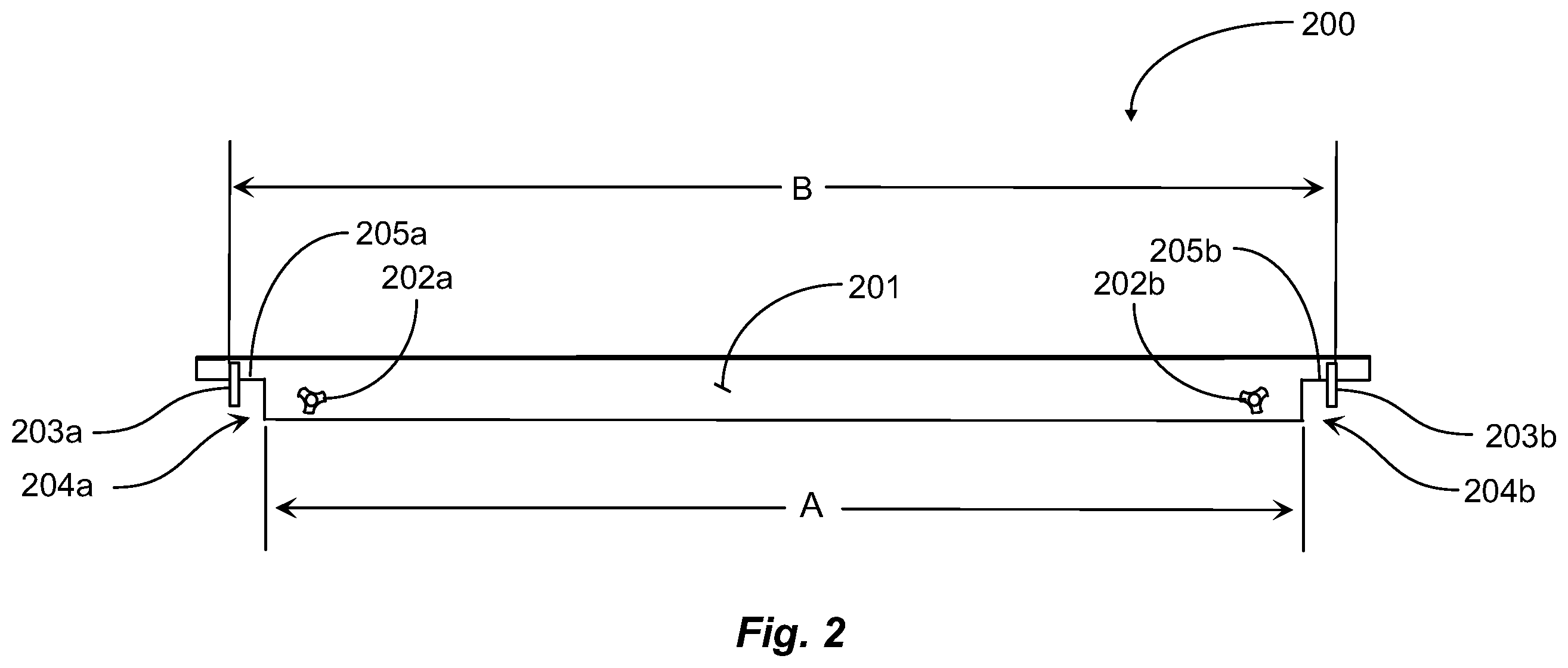 Patent US12134901 Figure 2 – Door jamb positioning tool
