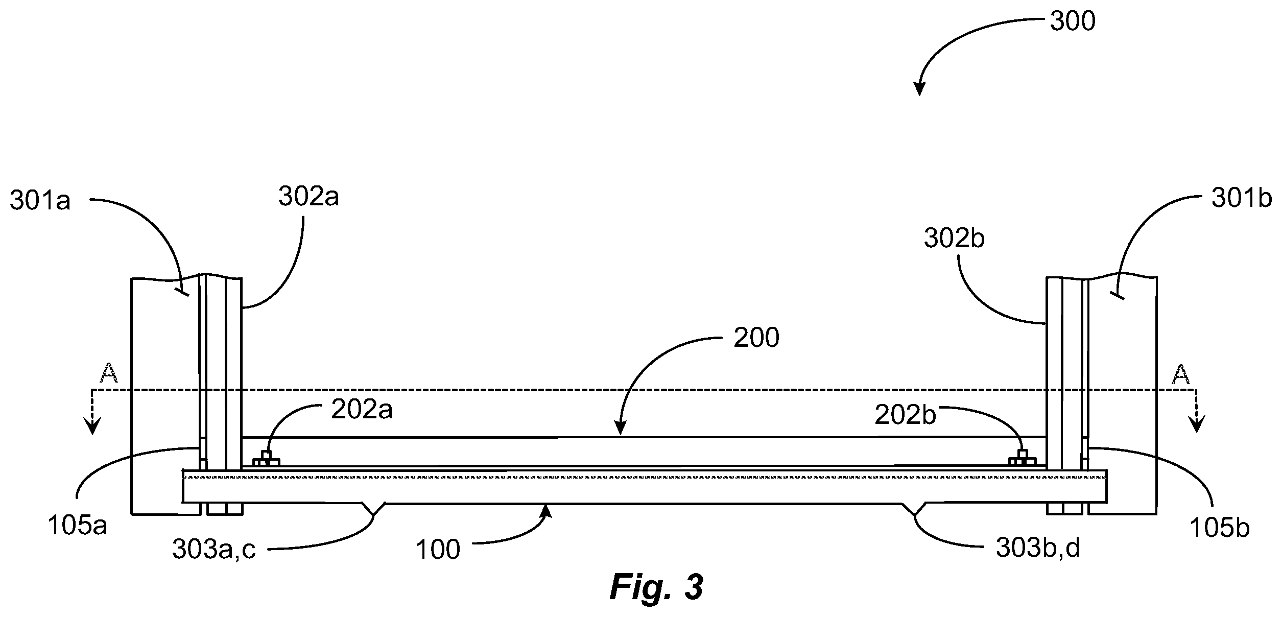 Patent US12134901 Figure 3 – Door jamb positioning tool