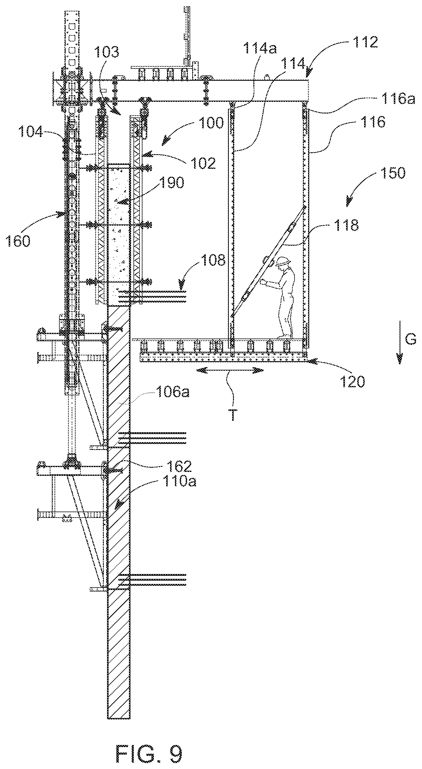 Patent US12134903 Figure 10 – Suspended translating platform