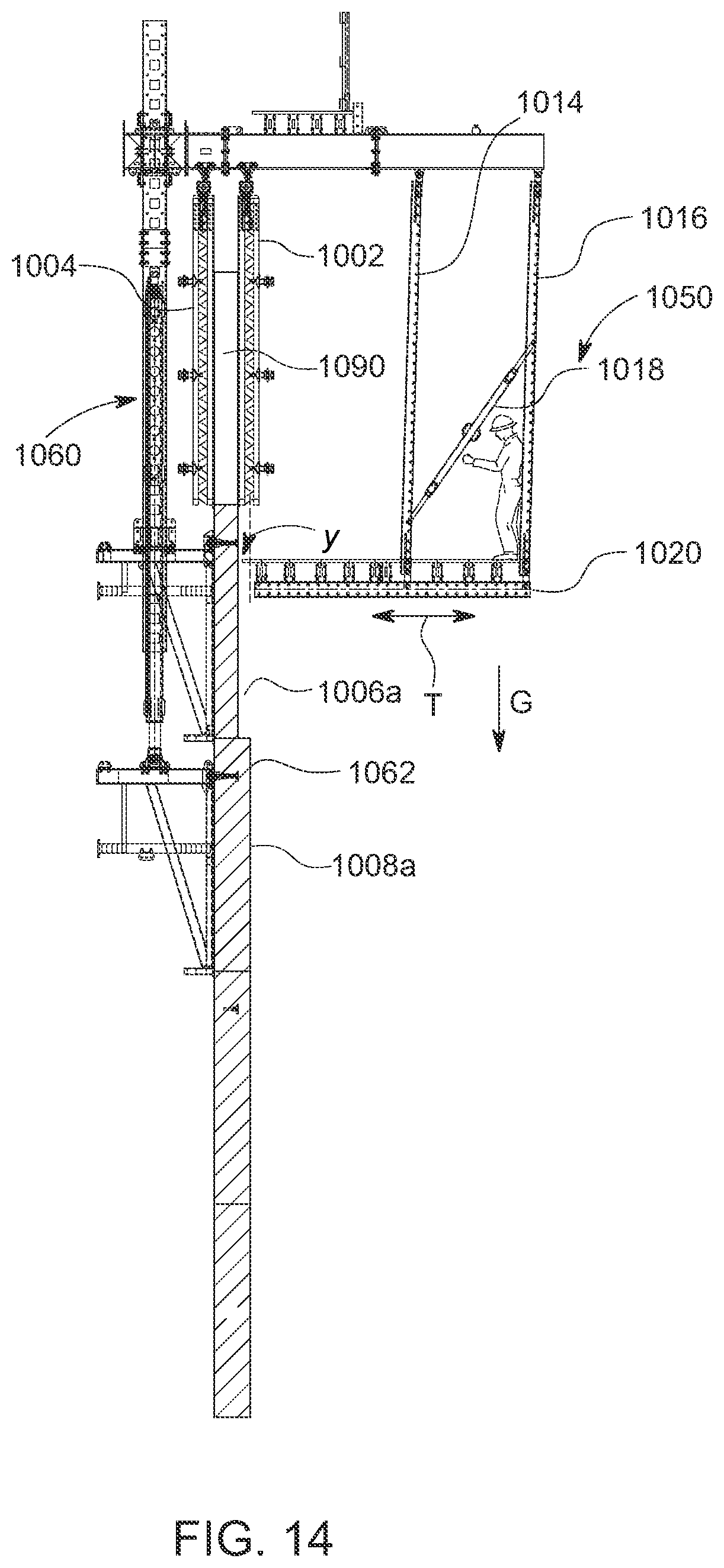 Patent US12134903 Figure 15 – Suspended translating platform