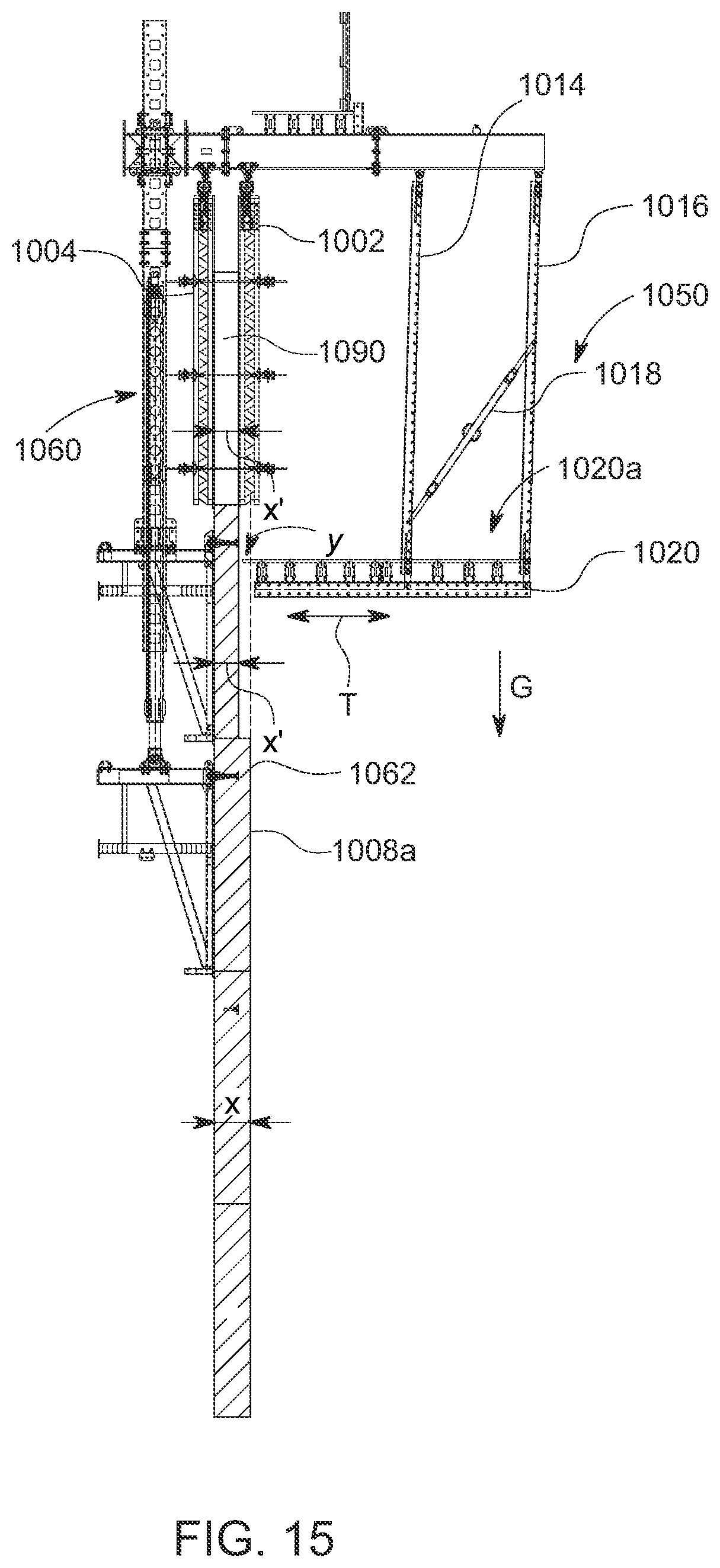 Patent US12134903 Figure 16 – Suspended translating platform