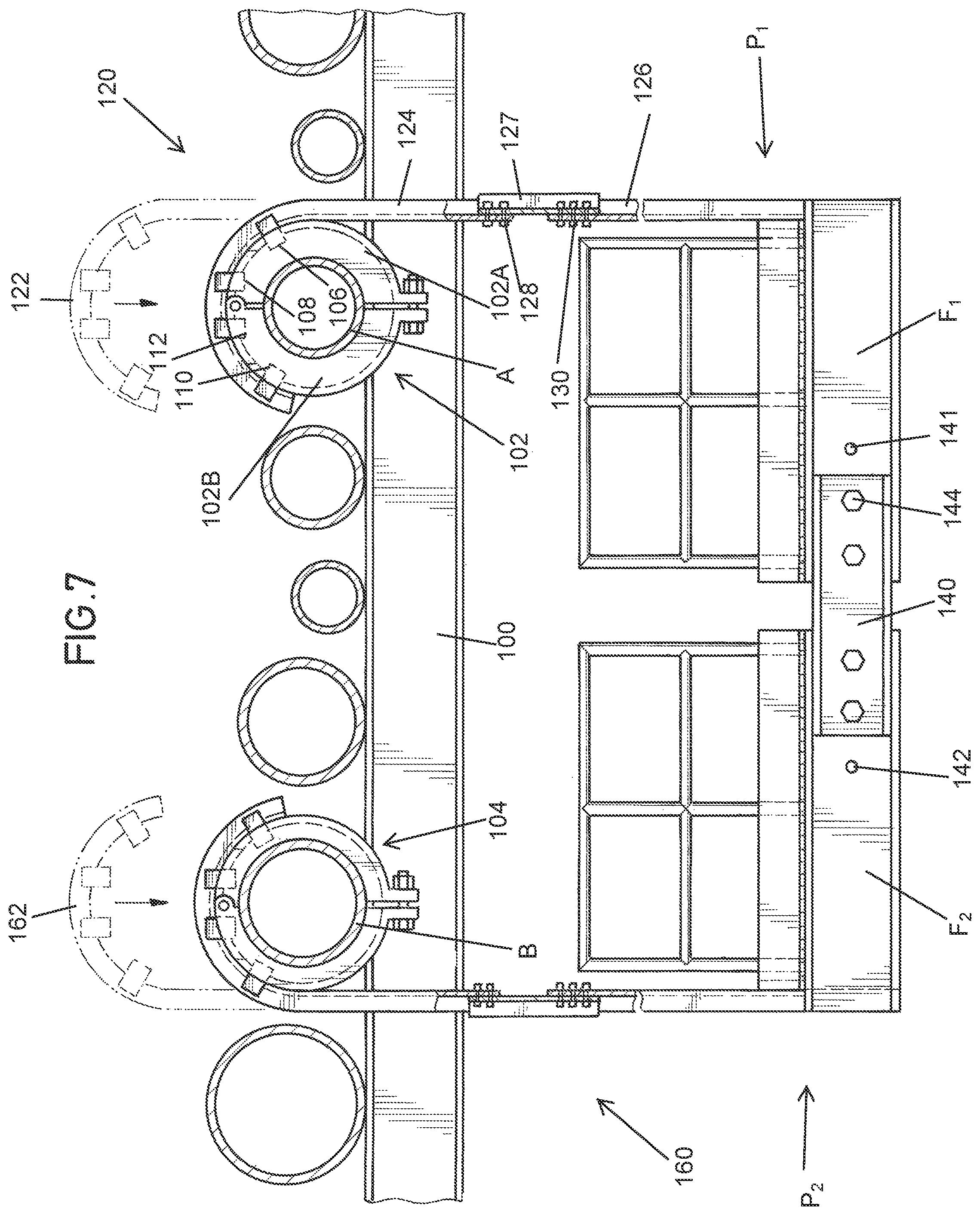 Patent US12134907 Figure 5 – Scaffolding
