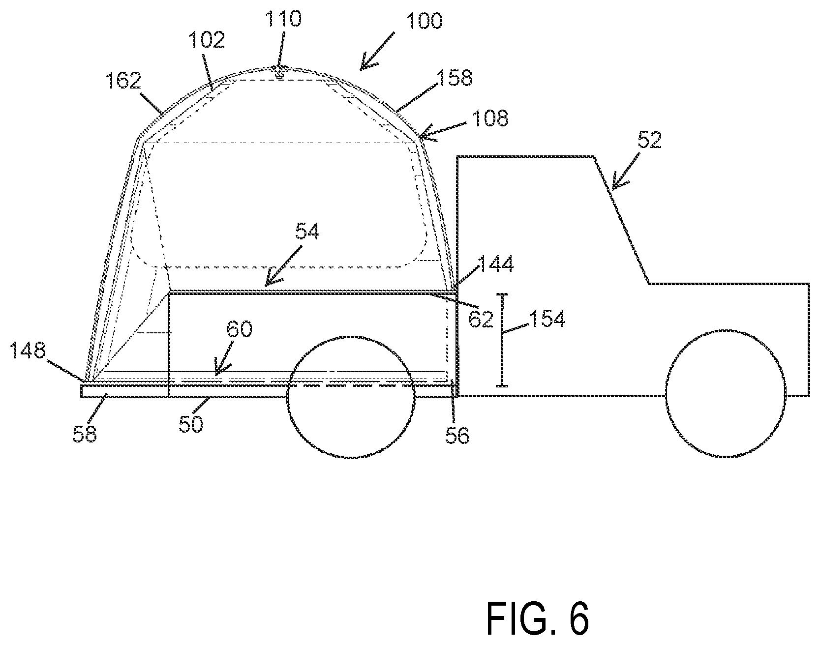 Patent US12134908 Figure 4 – Tent apparatus and method of manufacture