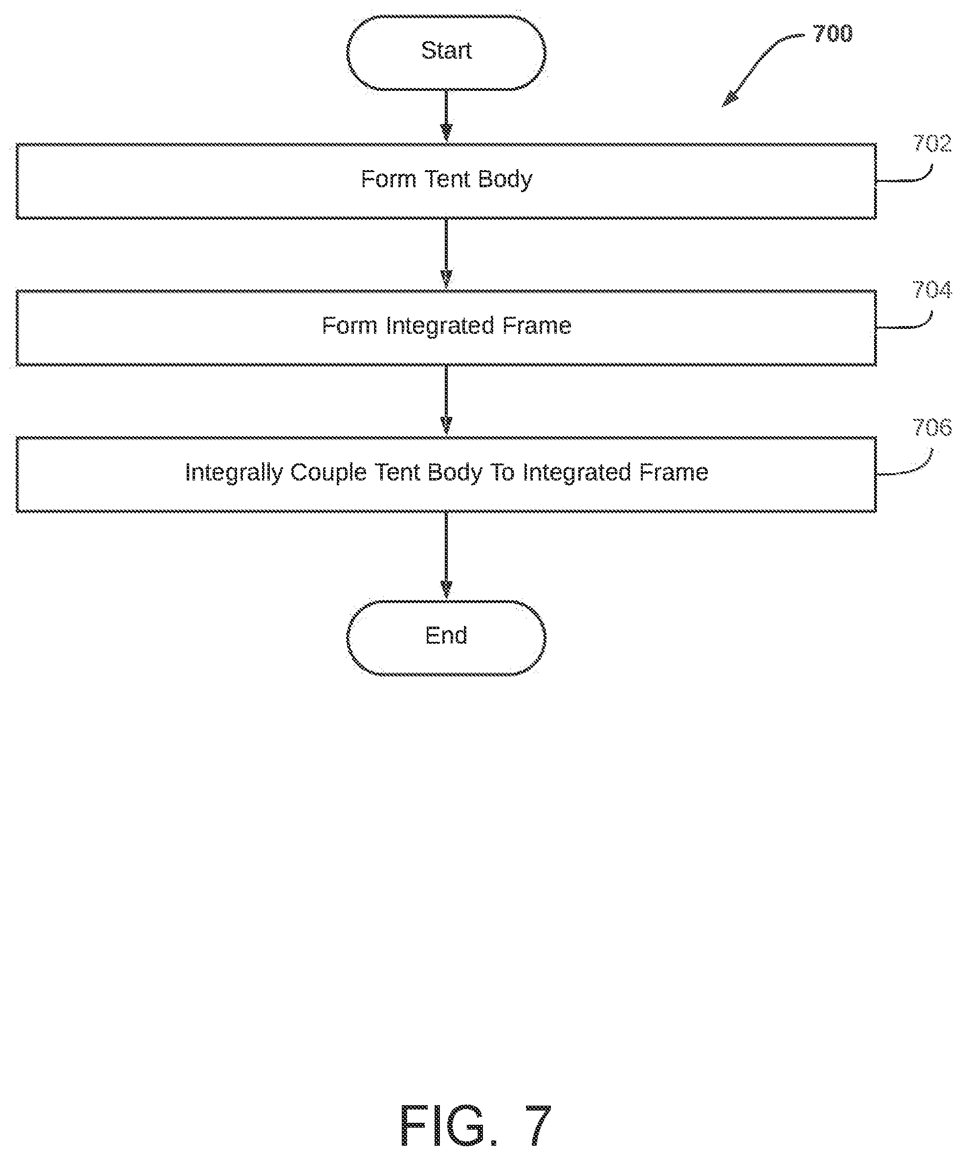 Patent US12134908 Figure 5 – Tent apparatus and method of manufacture