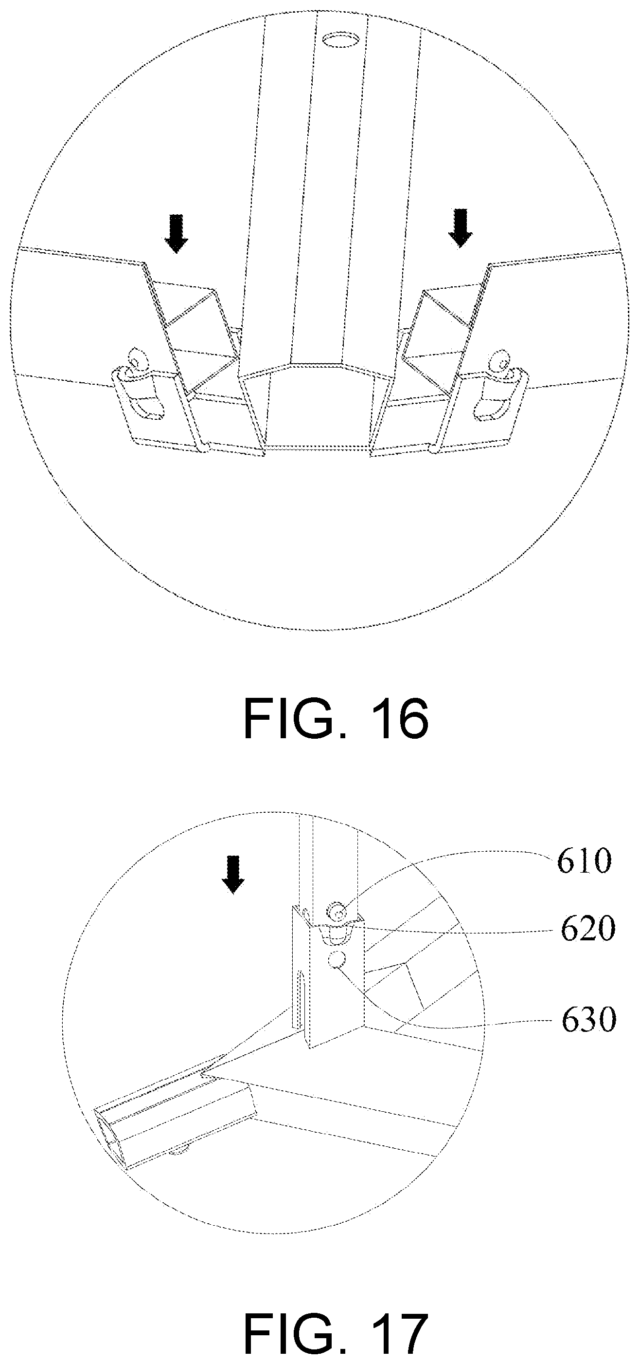 Patent US12134909 Figure 10 – Outdoor fixed tent with assembly structure, buckle mechanism, and assembly method for fixed tent
