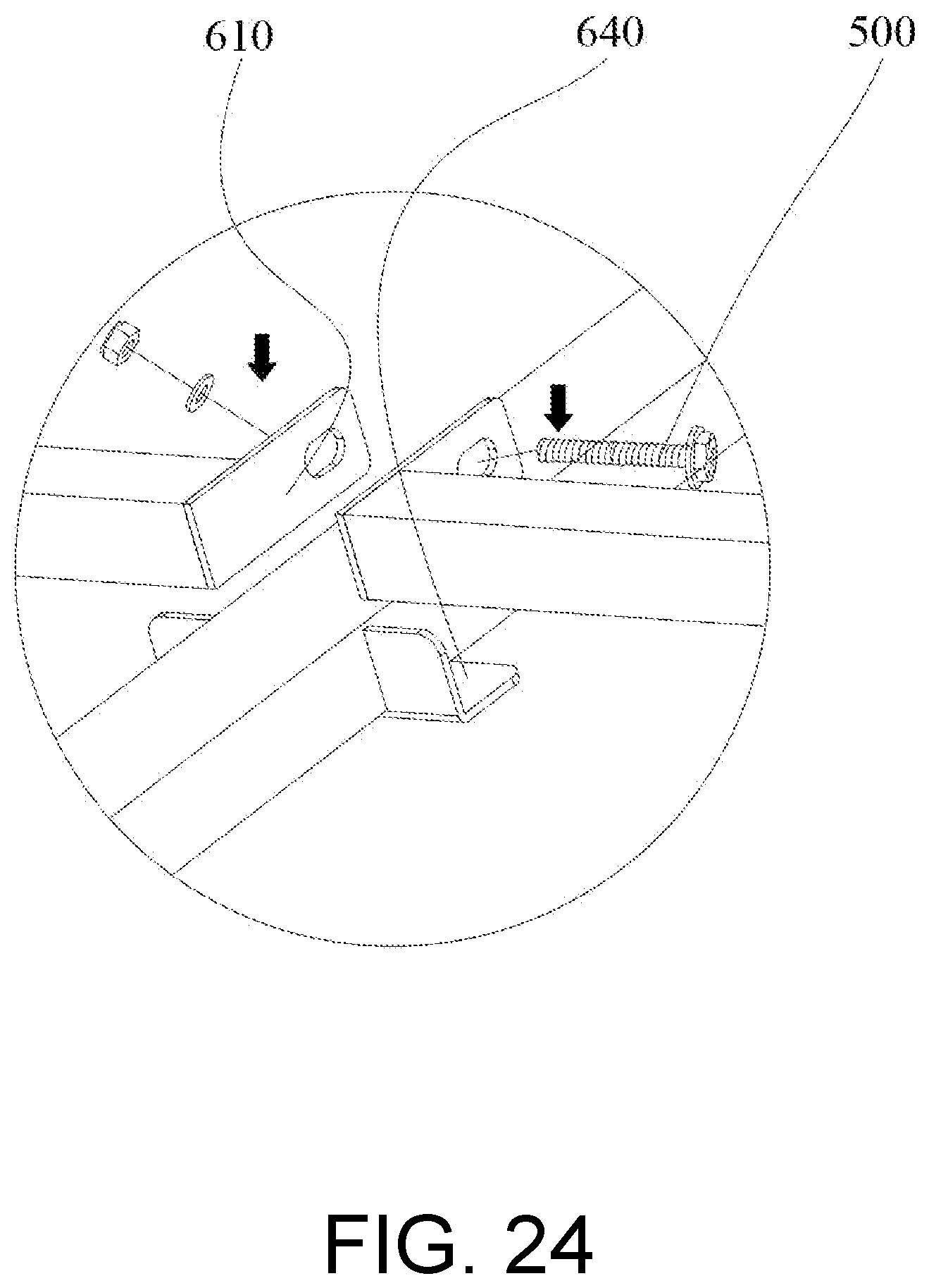 Patent US12134909 Figure 14 – Outdoor fixed tent with assembly structure, buckle mechanism, and assembly method for fixed tent