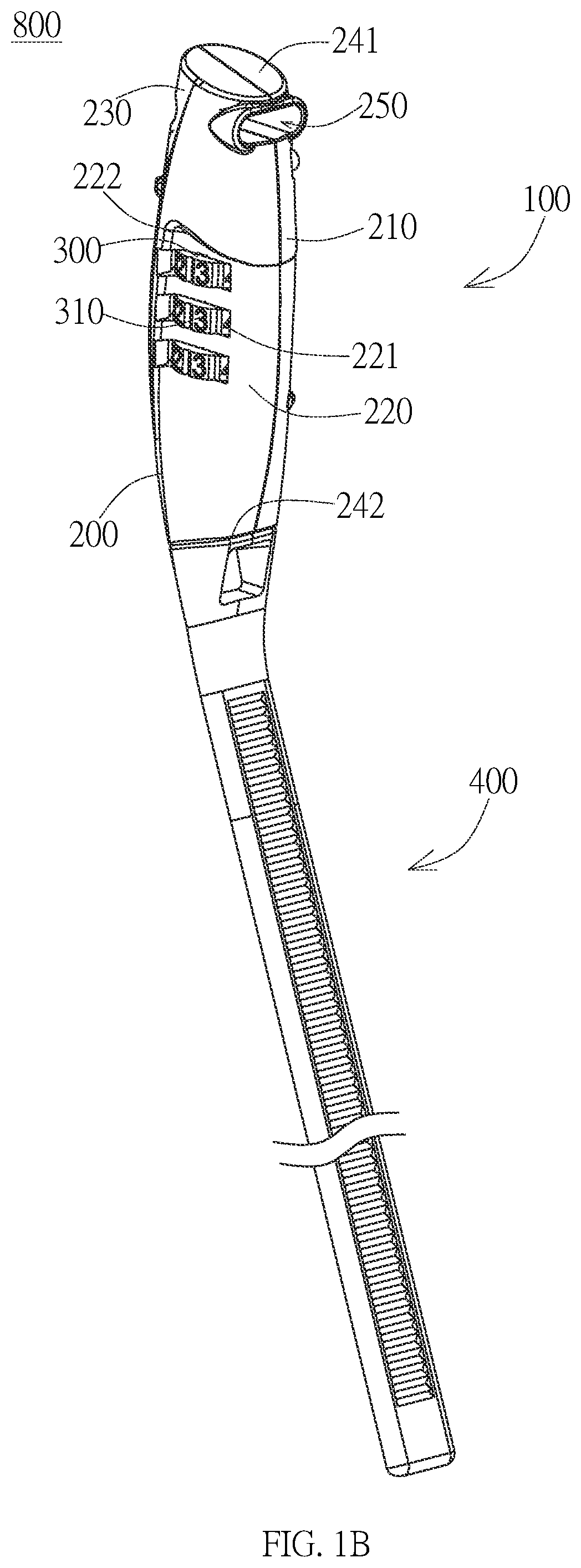 Patent US12134917 Figure 2 – Securing device