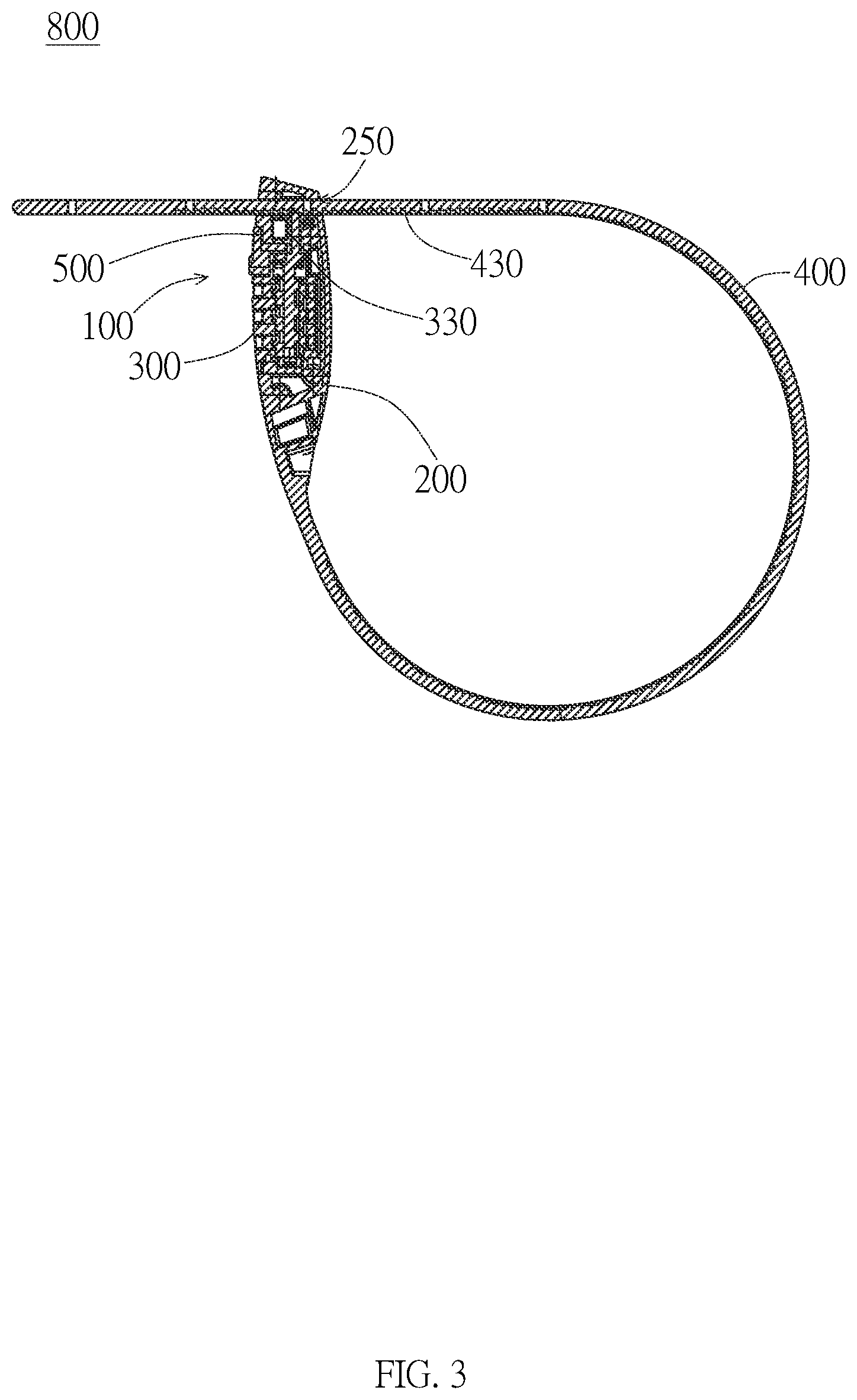 Patent US12134917 Figure 4 – Securing device