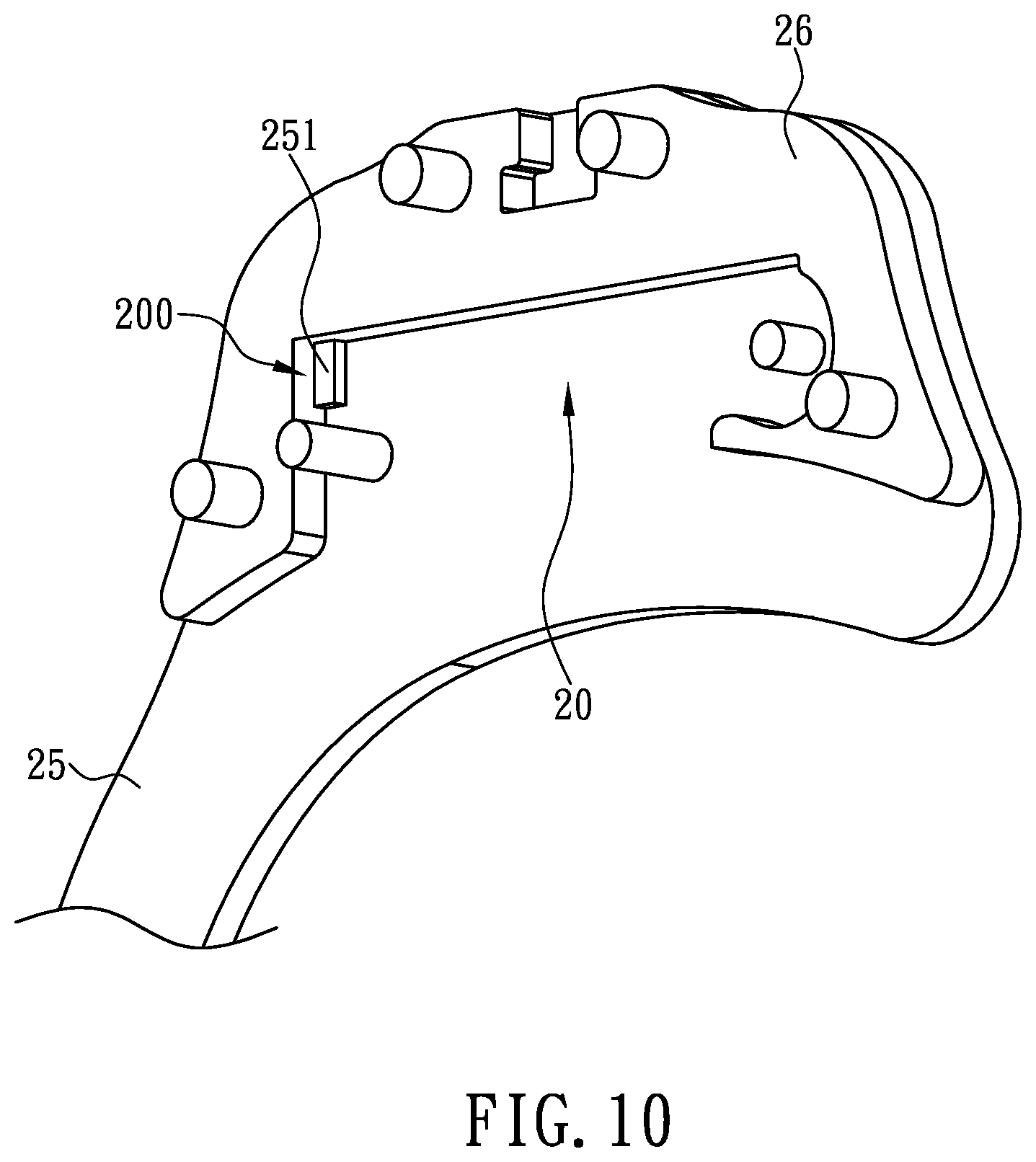 Patent US12134920 Figure 10 – Handcuff ring with mechanism for enhanced locking and handcuffs having the same