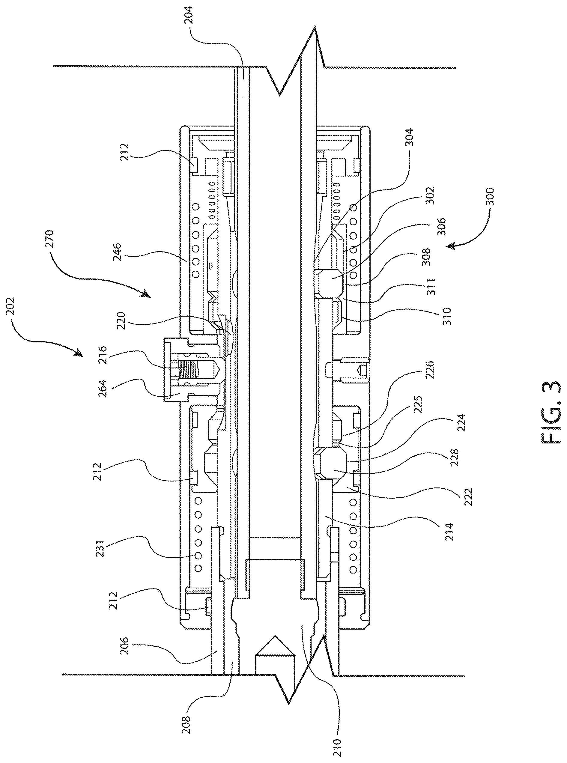 Patent US12134923 Figure 3 – Mechanically damped pull then lift hold open rod mechanism