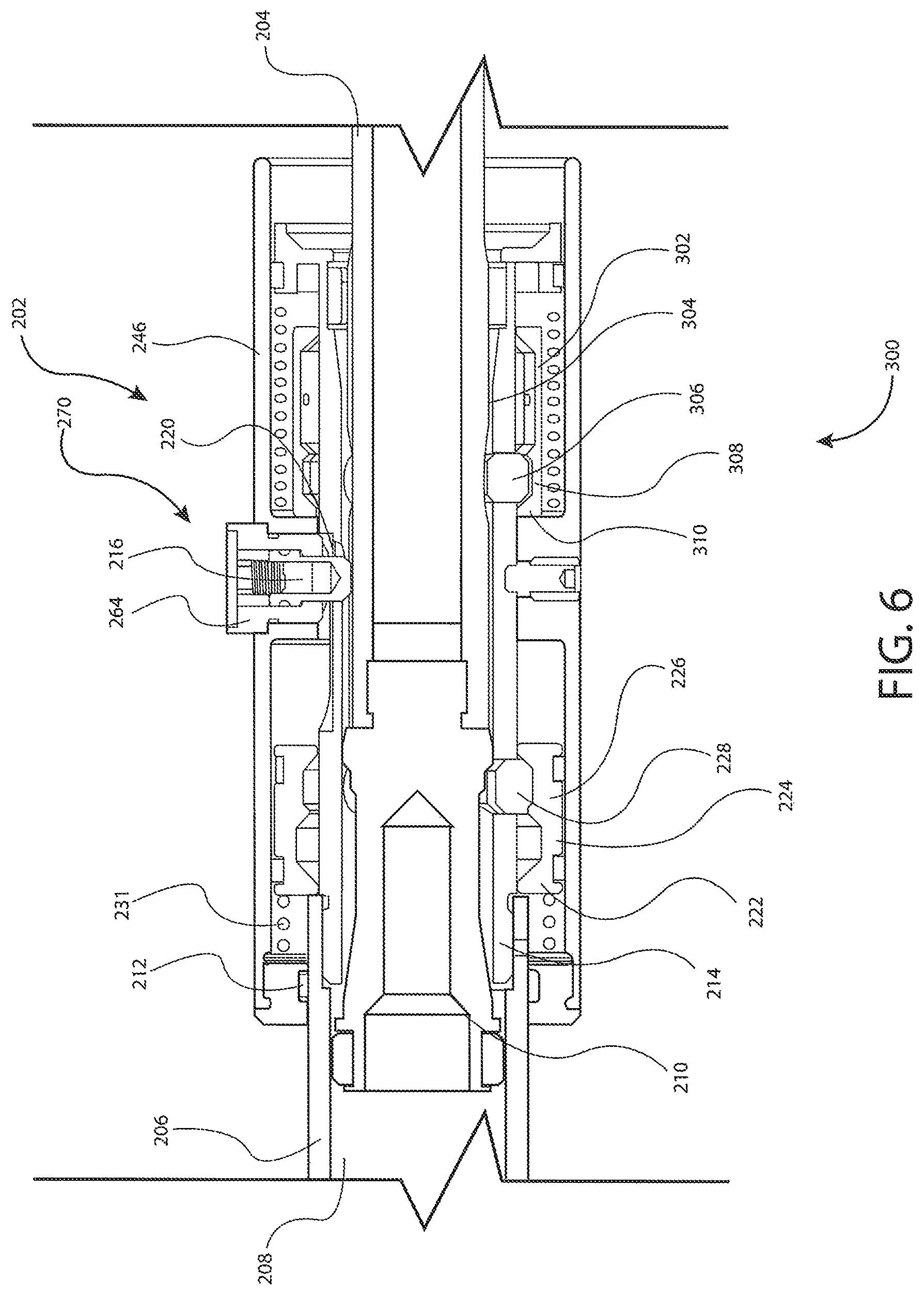Patent US12134923 Figure 6 – Mechanically damped pull then lift hold open rod mechanism