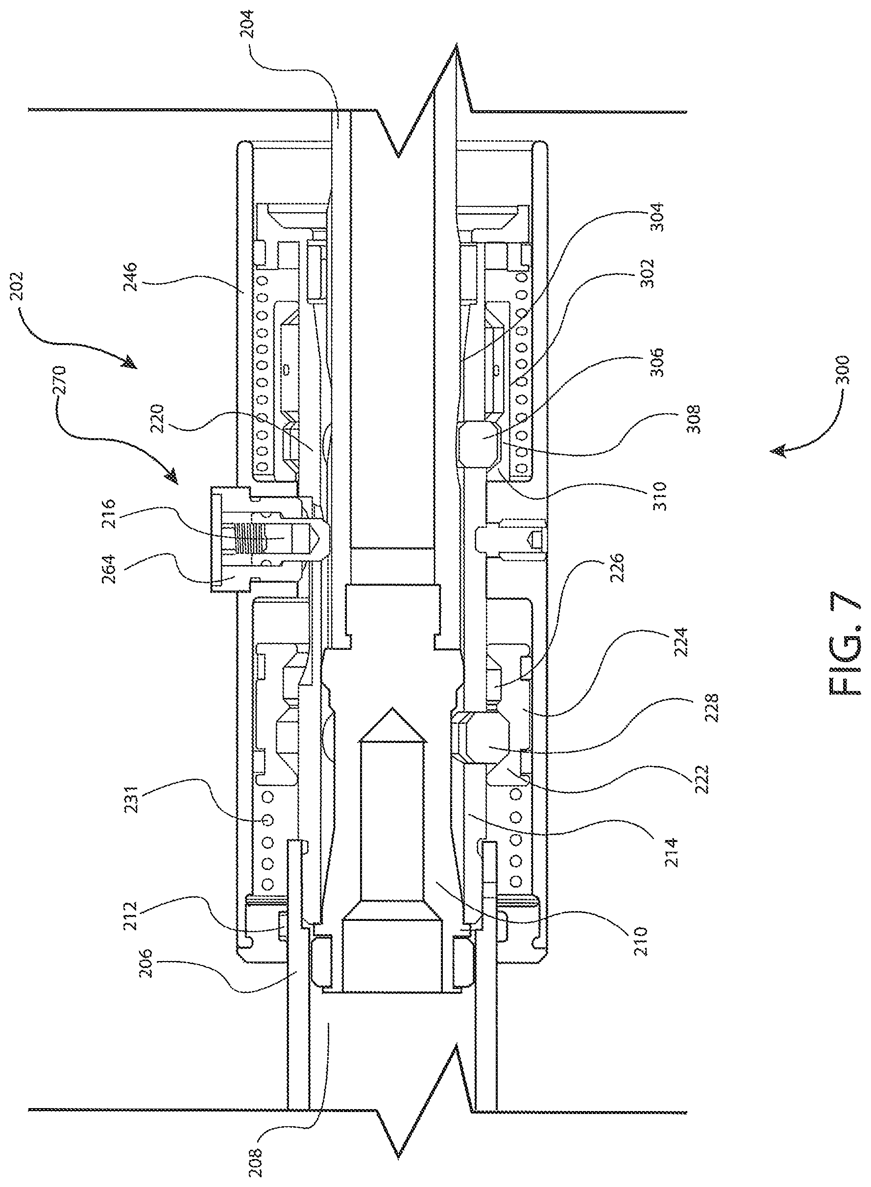 Patent US12134923 Figure 7 – Mechanically damped pull then lift hold open rod mechanism