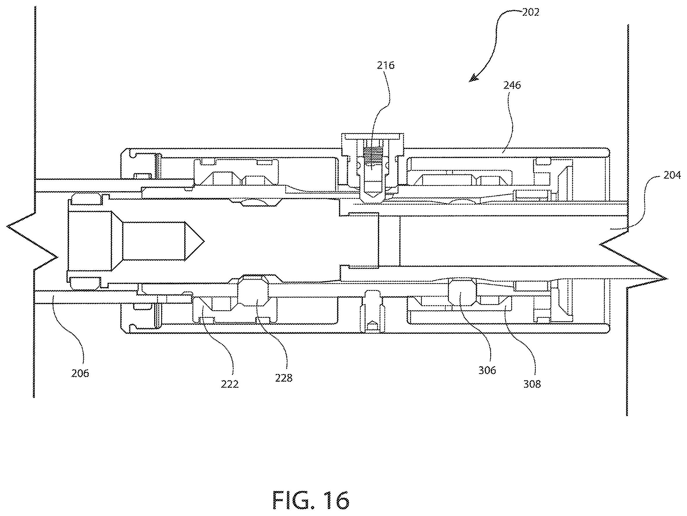 Patent US12134923 Figure 16 – Mechanically damped pull then lift hold open rod mechanism