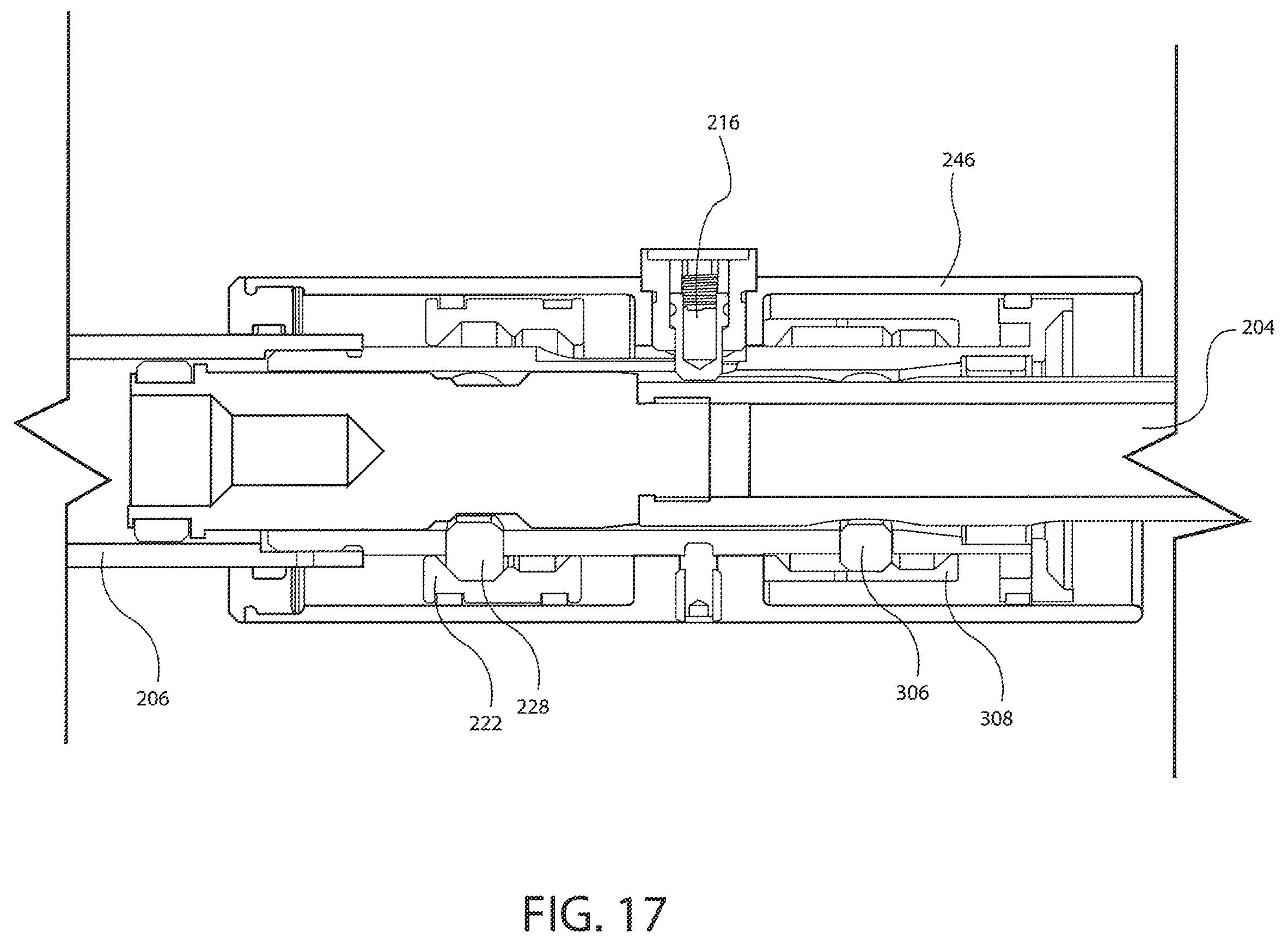 Patent US12134923 Figure 17 – Mechanically damped pull then lift hold open rod mechanism