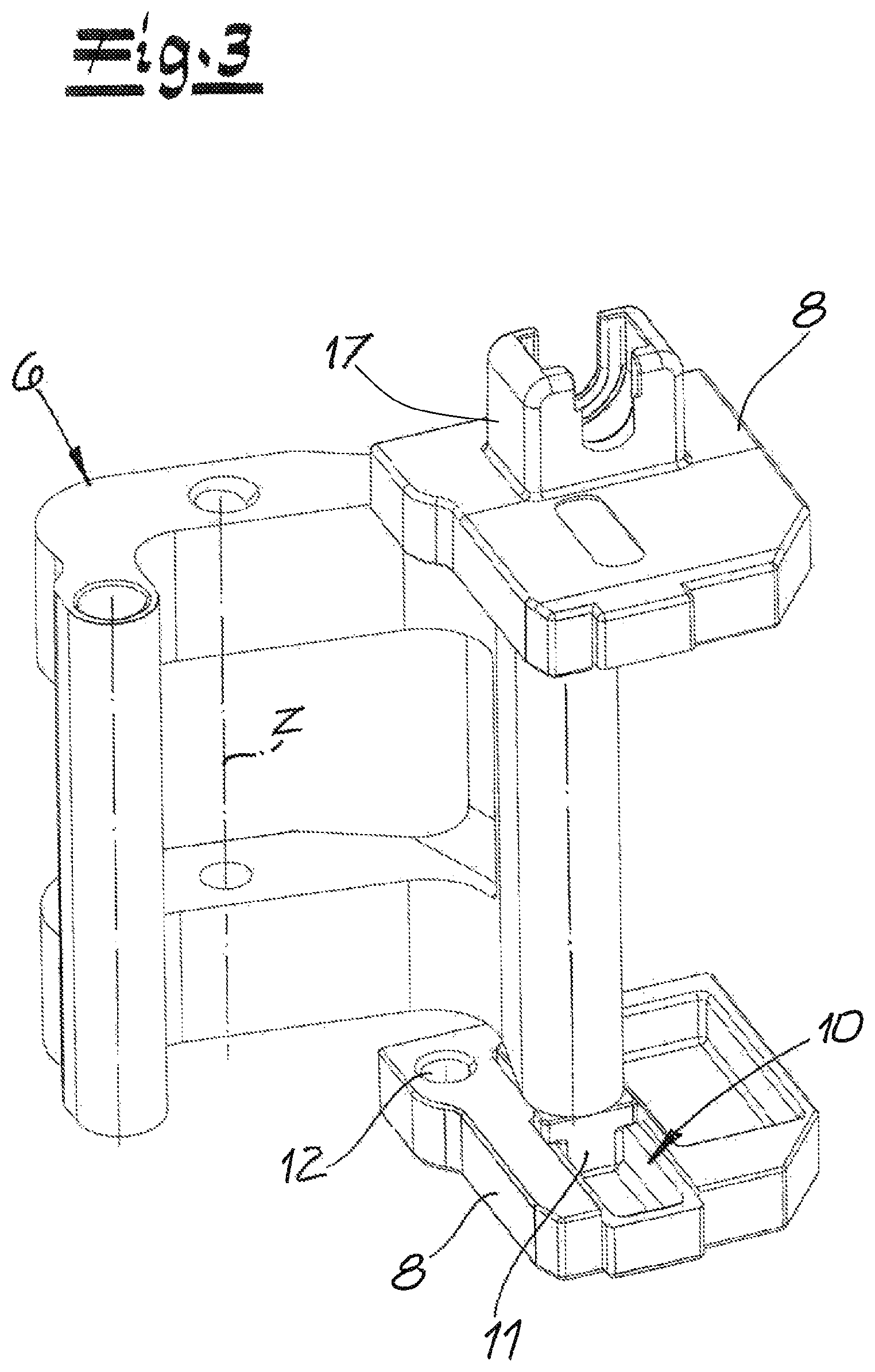 Patent US12134924 Figure 3 – Door hinge