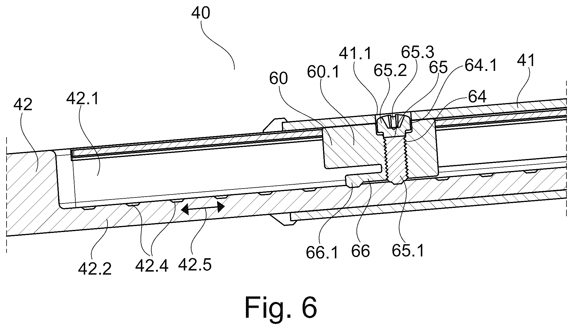 Patent US12134926 Figure 6 – Control arm having adjustable length
