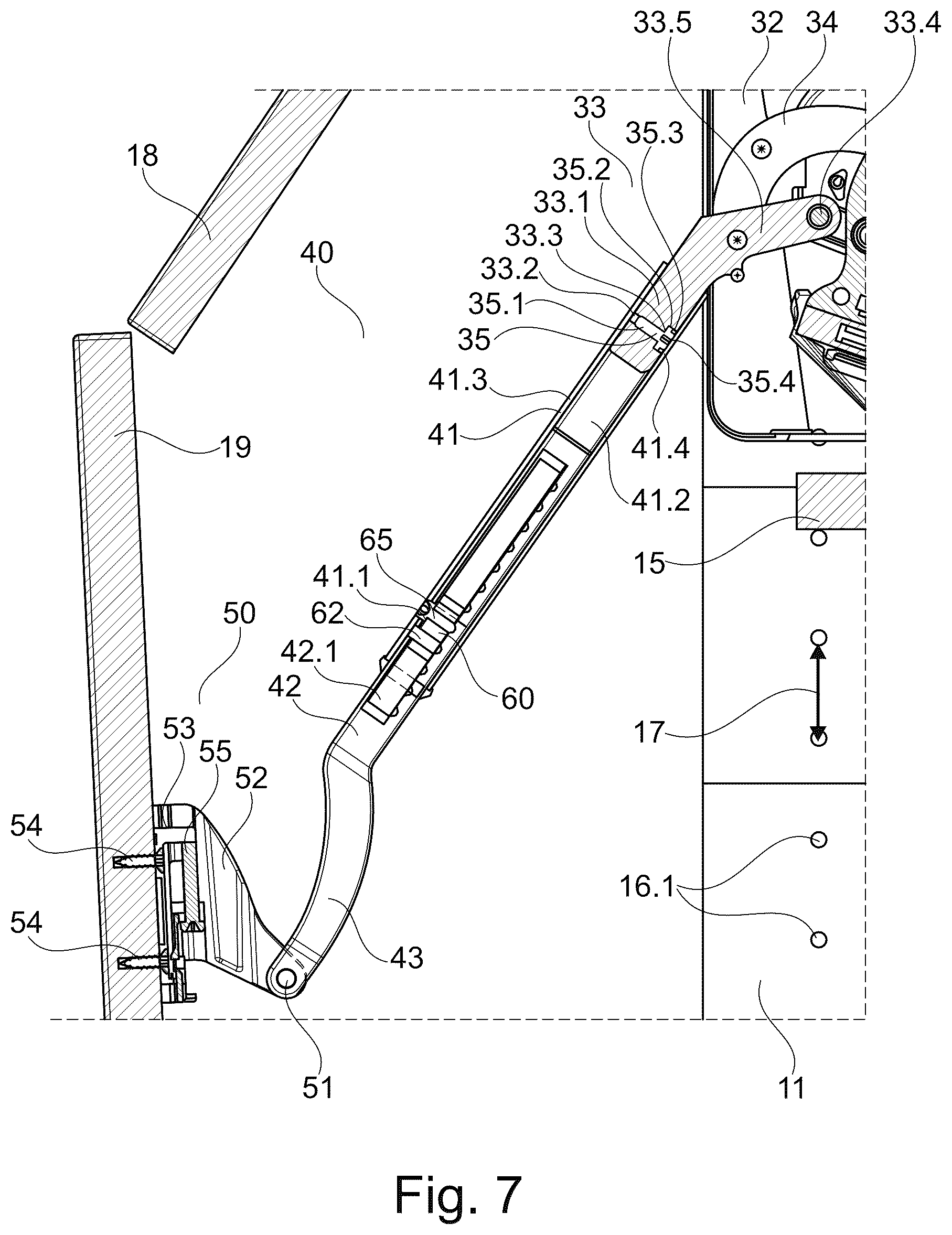 Patent US12134926 Figure 7 – Control arm having adjustable length