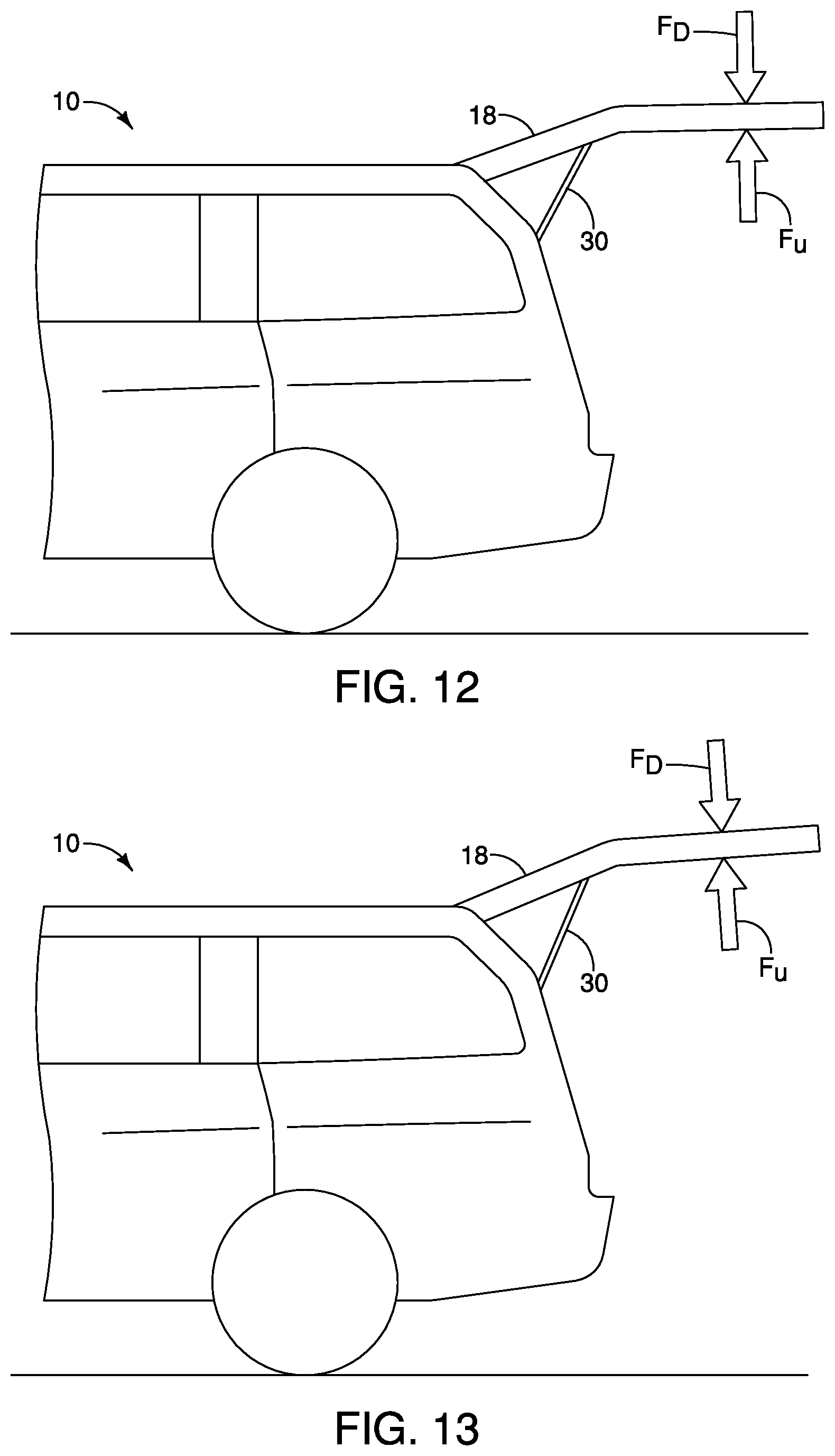 Patent US12134927 Figure 8 – Vehicle force measurement assembly