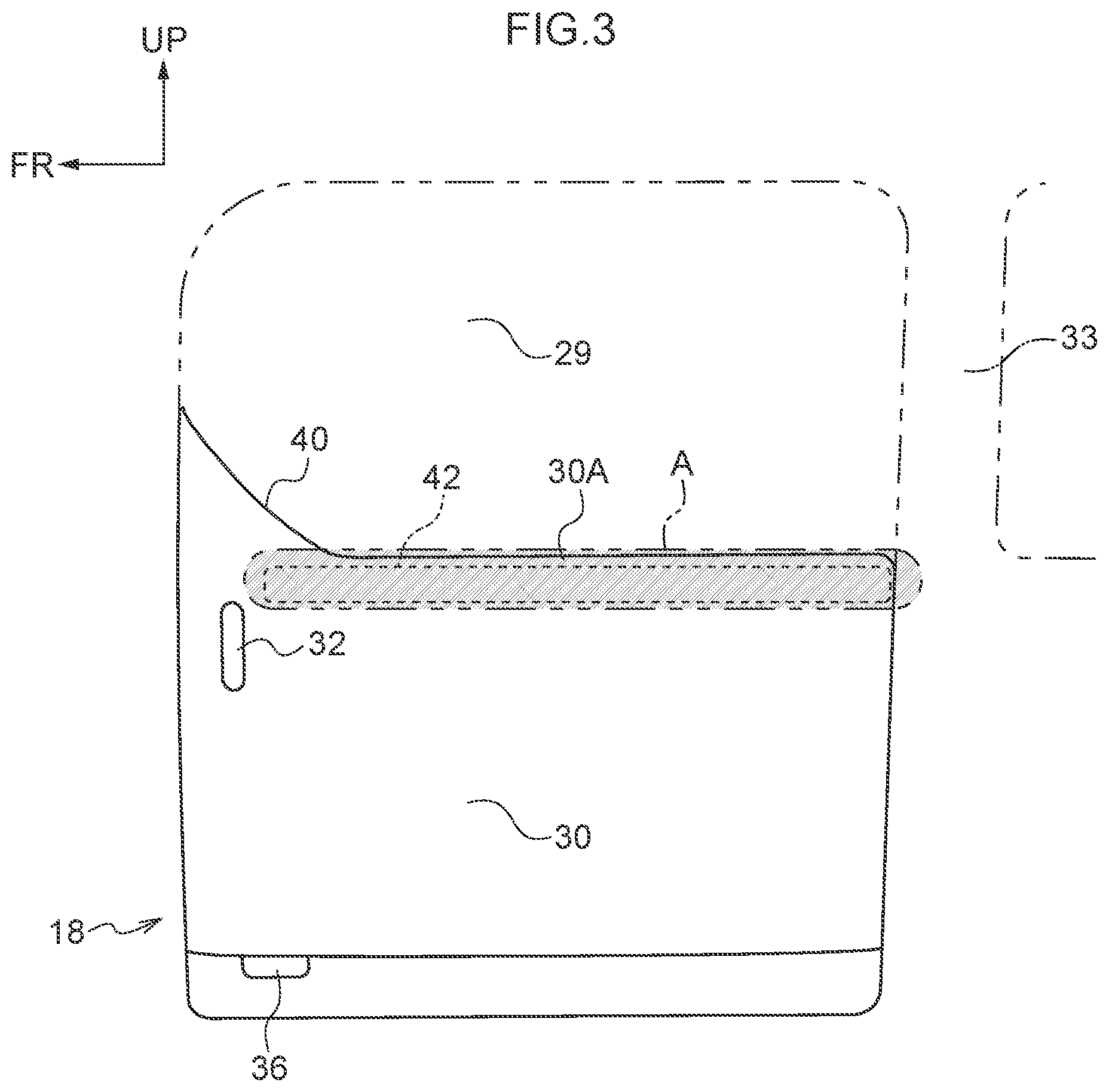 Patent US12134930 Figure 3 – Vehicle door opening/closing control system, vehicle door opening/closing method and recording medium recorded with door opening/closing program