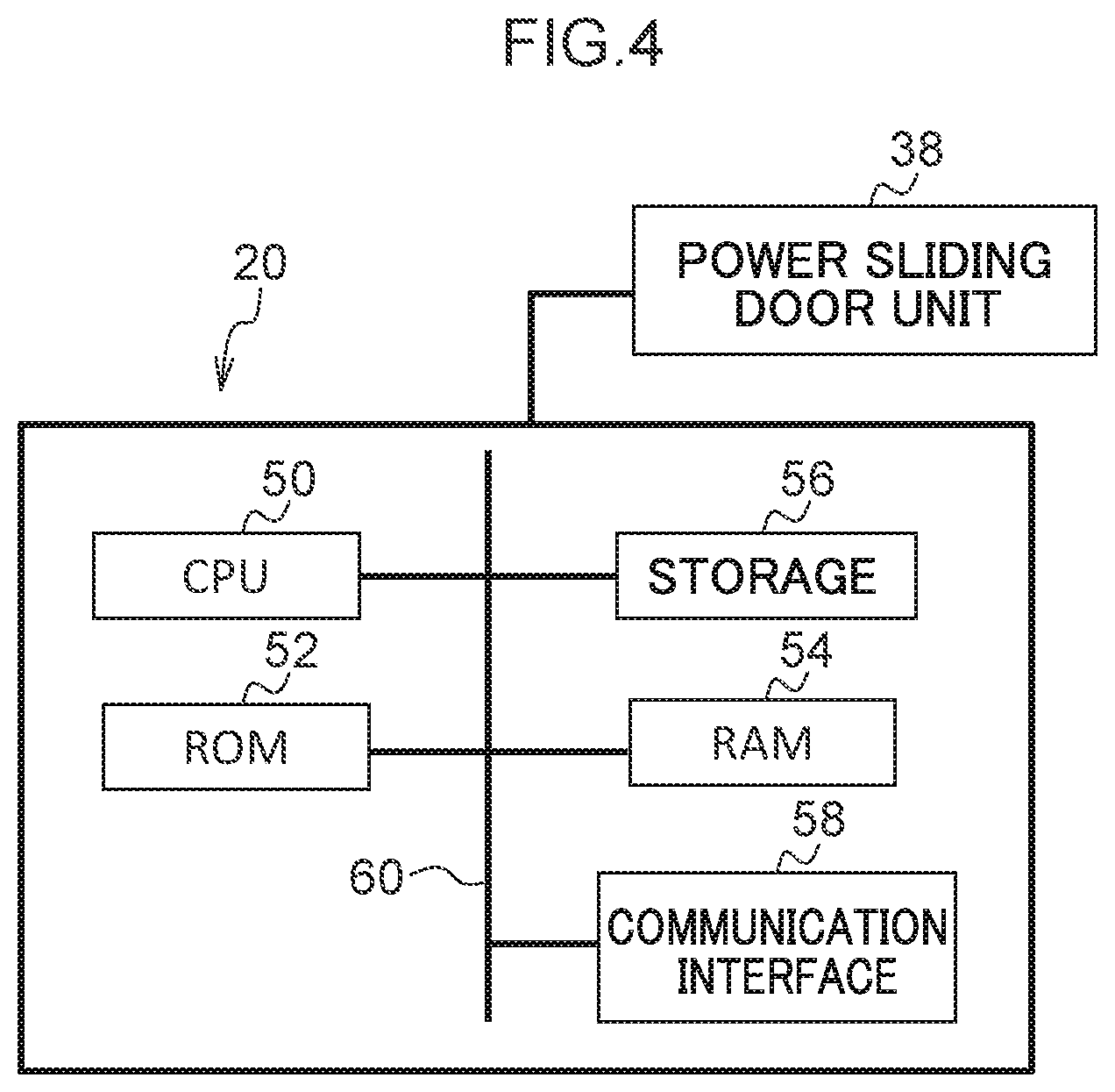 Patent US12134930 Figure 4 – Vehicle door opening/closing control system, vehicle door opening/closing method and recording medium recorded with door opening/closing program