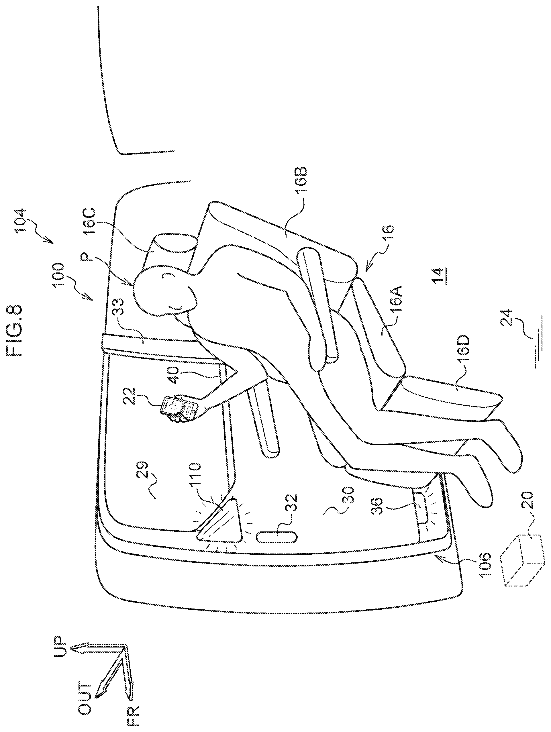 Patent US12134930 Figure 8 – Vehicle door opening/closing control system, vehicle door opening/closing method and recording medium recorded with door opening/closing program